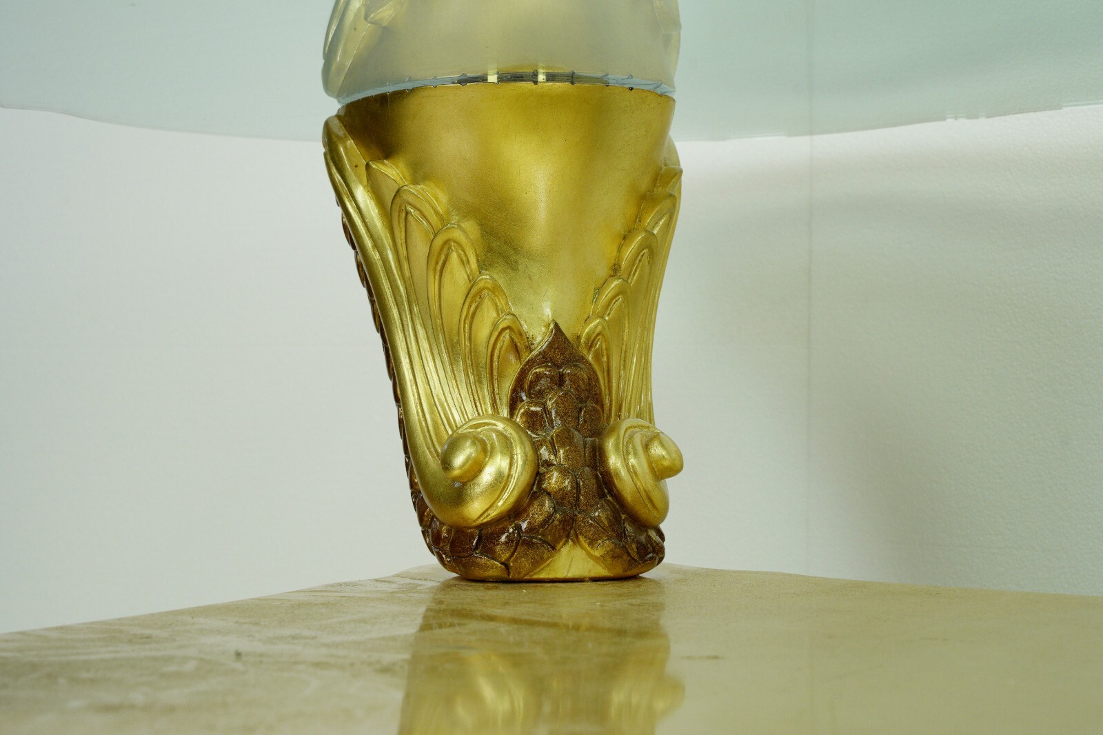 Art Deco Colombostile Il Gusto Dei Principi Glass Top Gold Coffee Table