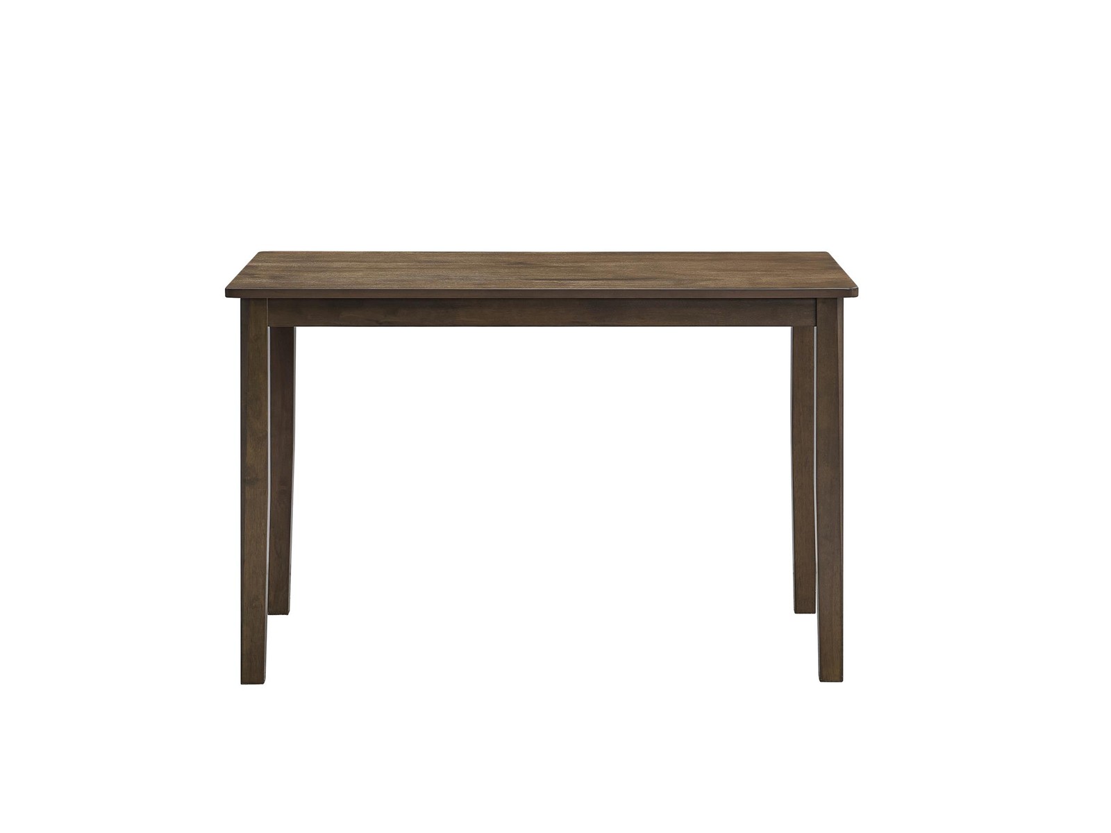 ACME Damica Solid Rubber Wood Dining Table w/Drop Leaf in Rich Walnut