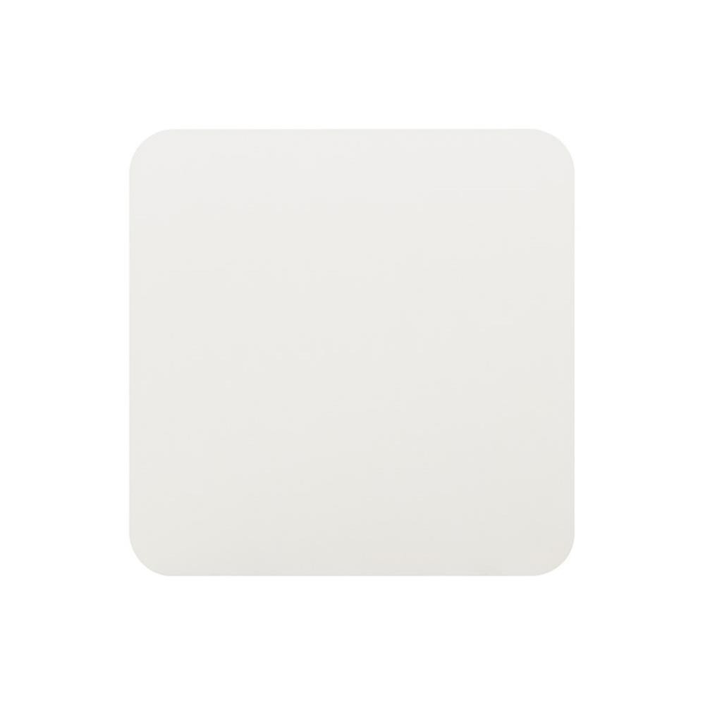 Pemberly Row 19.5″ Square Outdoor Patio Side Table in Light Beige Gray