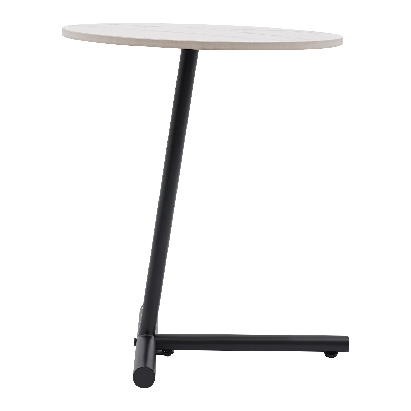 Round Side Table, Modern Side Table White For Living Room, Bedroom 33.07 lbs New
