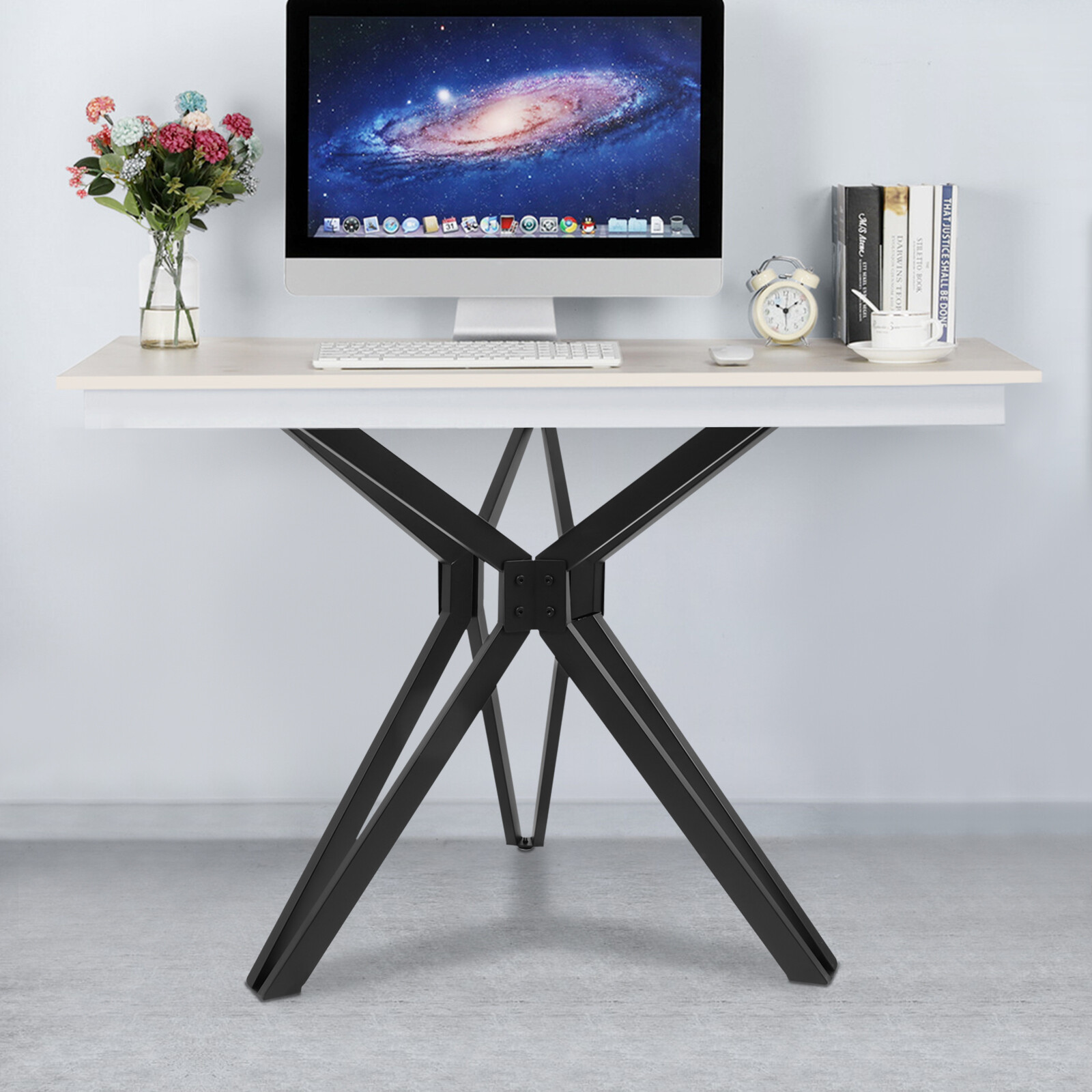 Modern Table Base Pedestal Dinning Table Legs with Suction Cups Free Standing US
