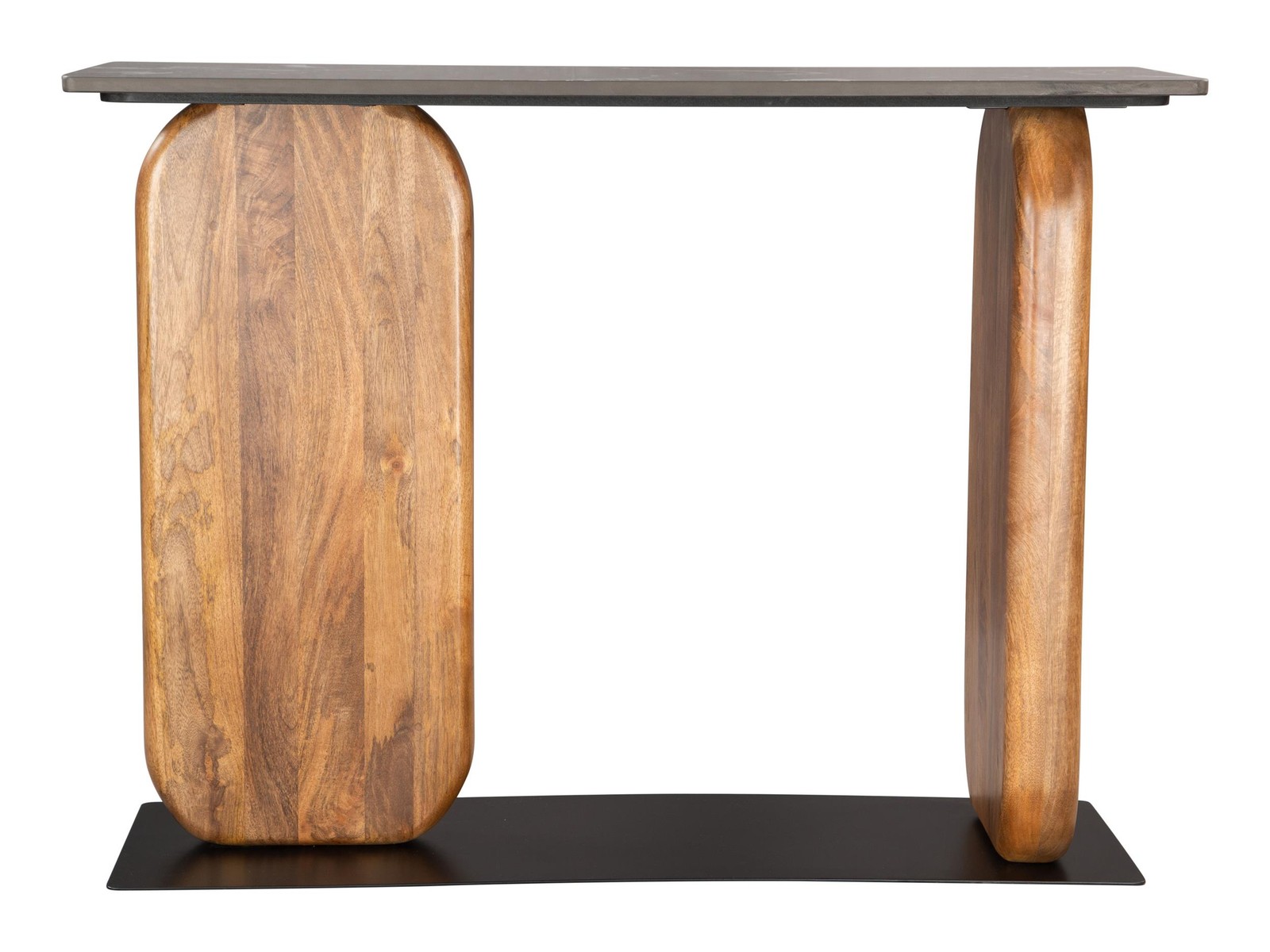 ZUO Pemba Natural Marble Top Rectangular Console Table in Multi-Color