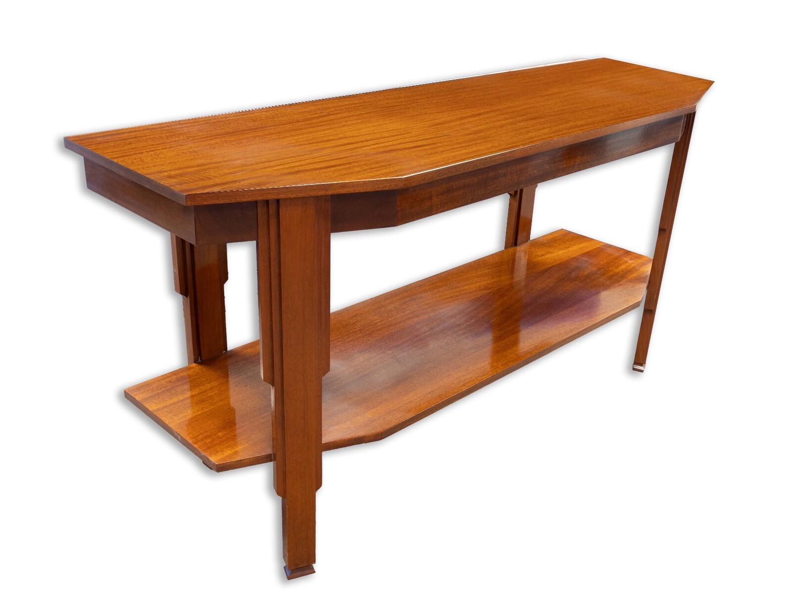 Art Deco Style Wooden Console Sofa Foyer Table