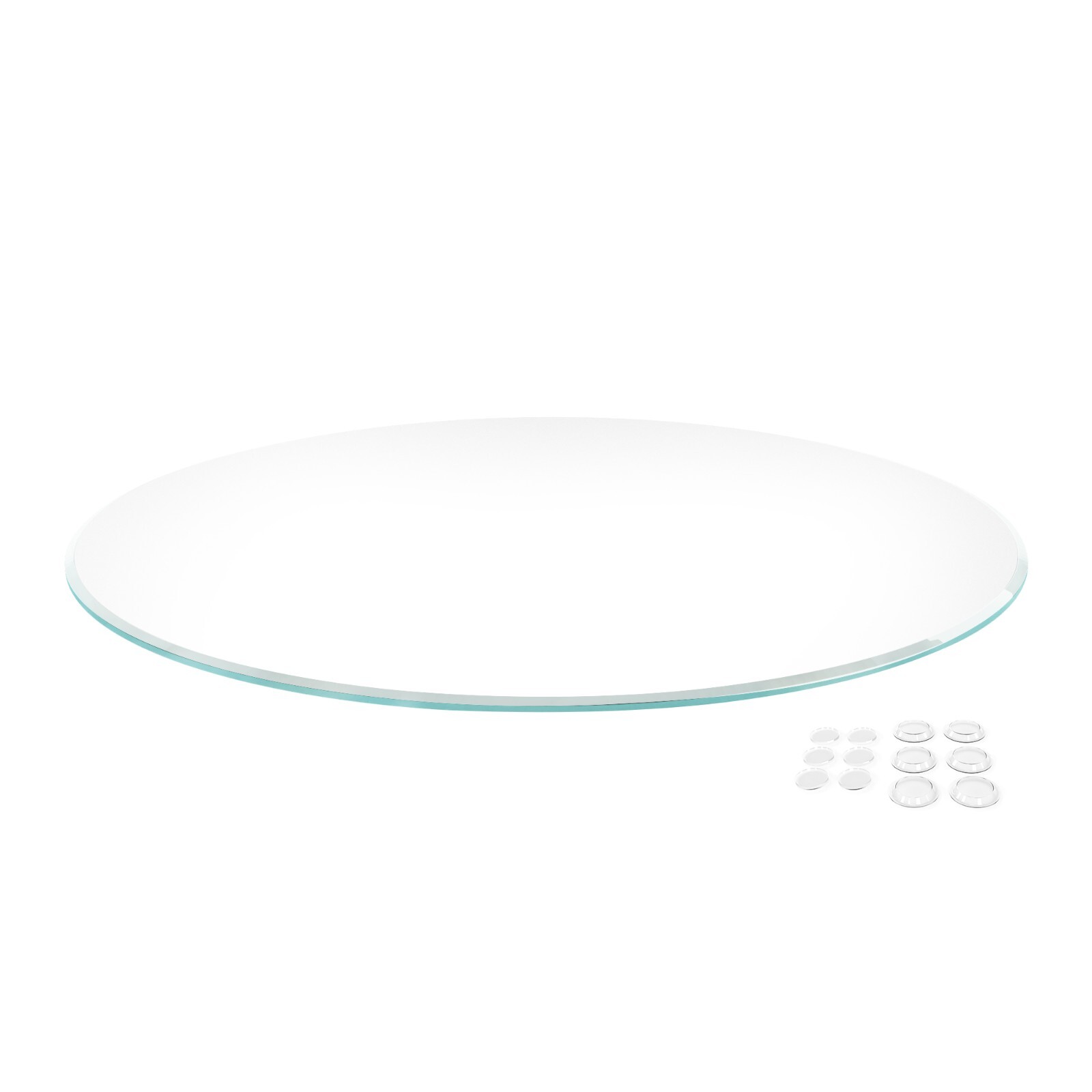 Ultra Clear Round Glass Table Top – Durable, Scratch-Resistant, Elegant Finish