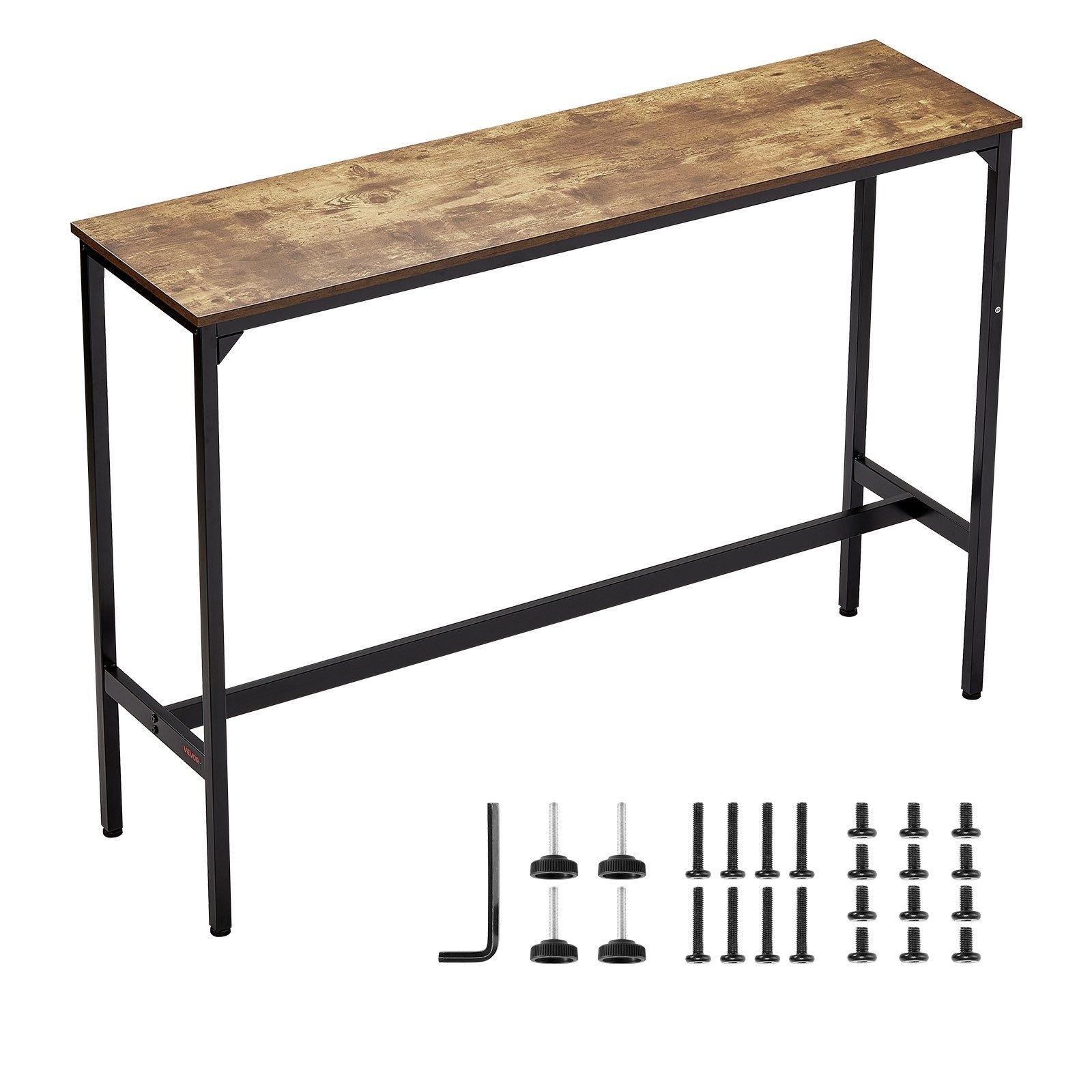 55x15x39 in Cocktail Coffee Counter Table Bar Height Pub Table Kitchen Dining