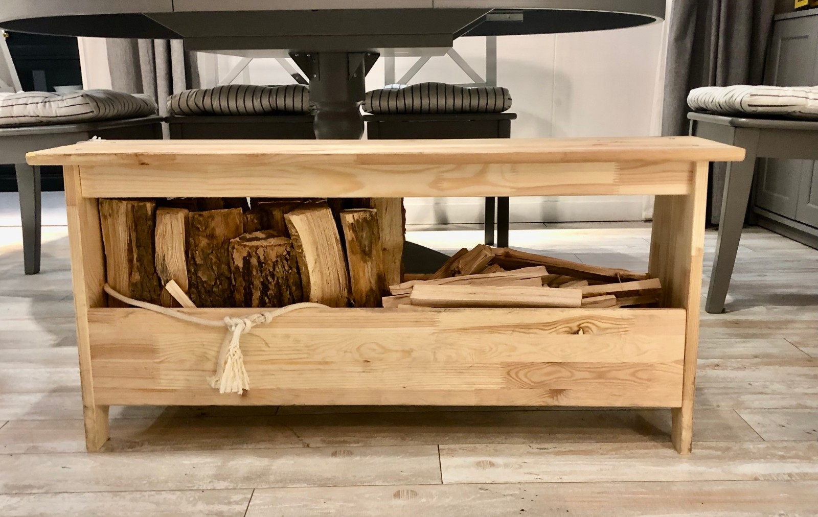 New IKEA PERJOHAN Bench with Storage in Pine 100 cm (39 ⅜ “) 604.853.39