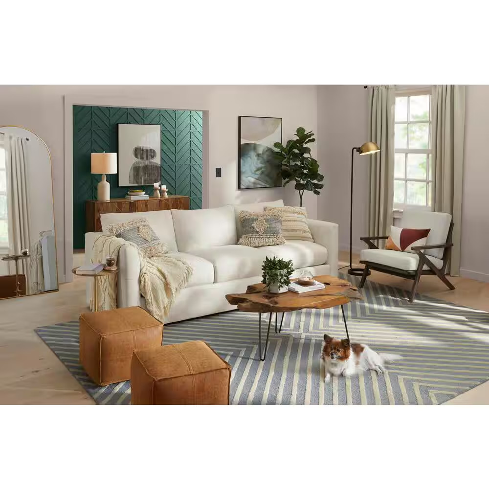 Badang 40 In. Clear Lacquer/Black Medium Specialty Wood Coffee Table with Live E