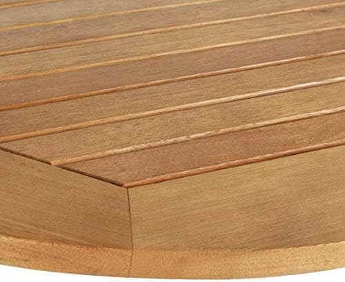 Safavieh PAT7045A Outdoor Collection Owens Natural teak wood Balcony Hanging …
