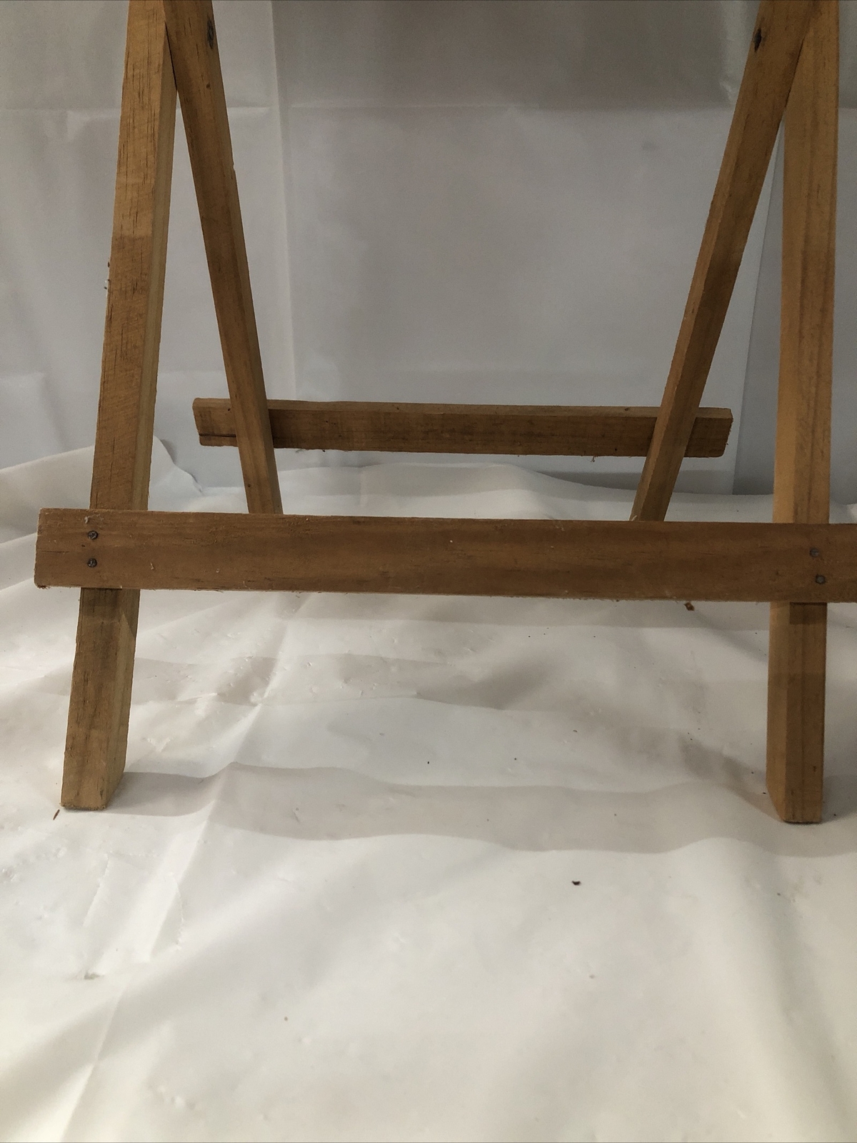 Rare Handmade Cedar Folding Table W/design Wooden End table light weight