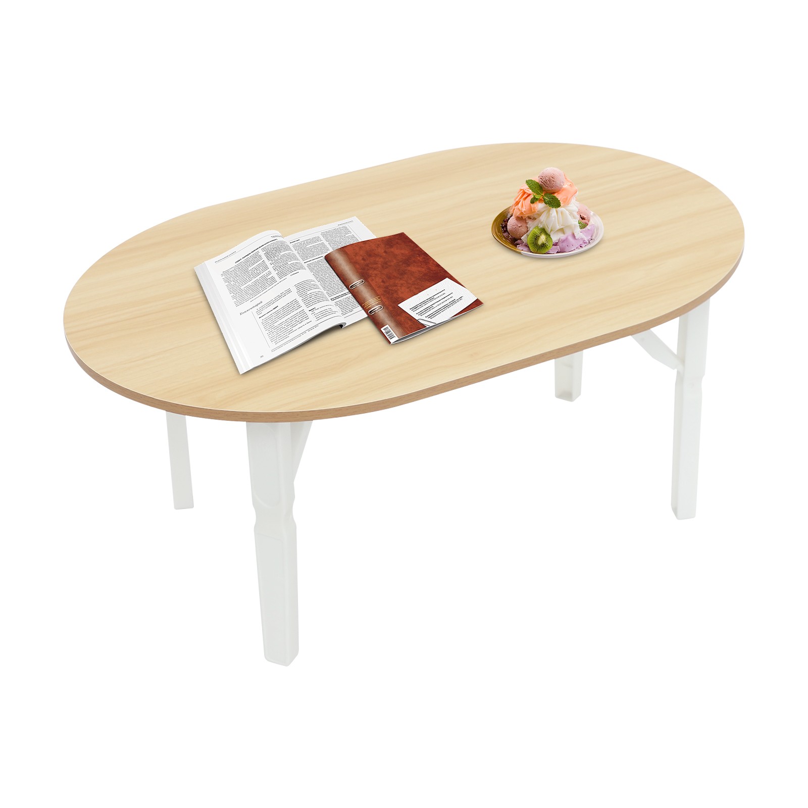 Portable Folding Coffee Table Foldable Small Coffee Table for Living Room