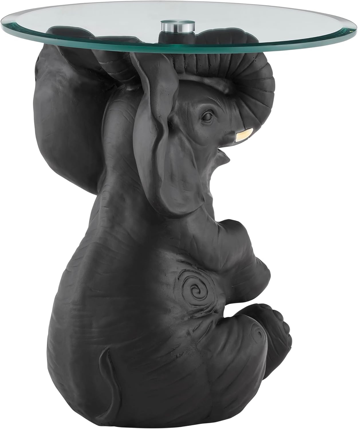Pach Elephant Gray Side Accent Table for Stylish Home Decor