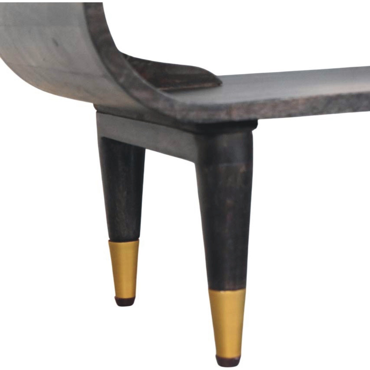 Velvet Mocha Curved Media Console