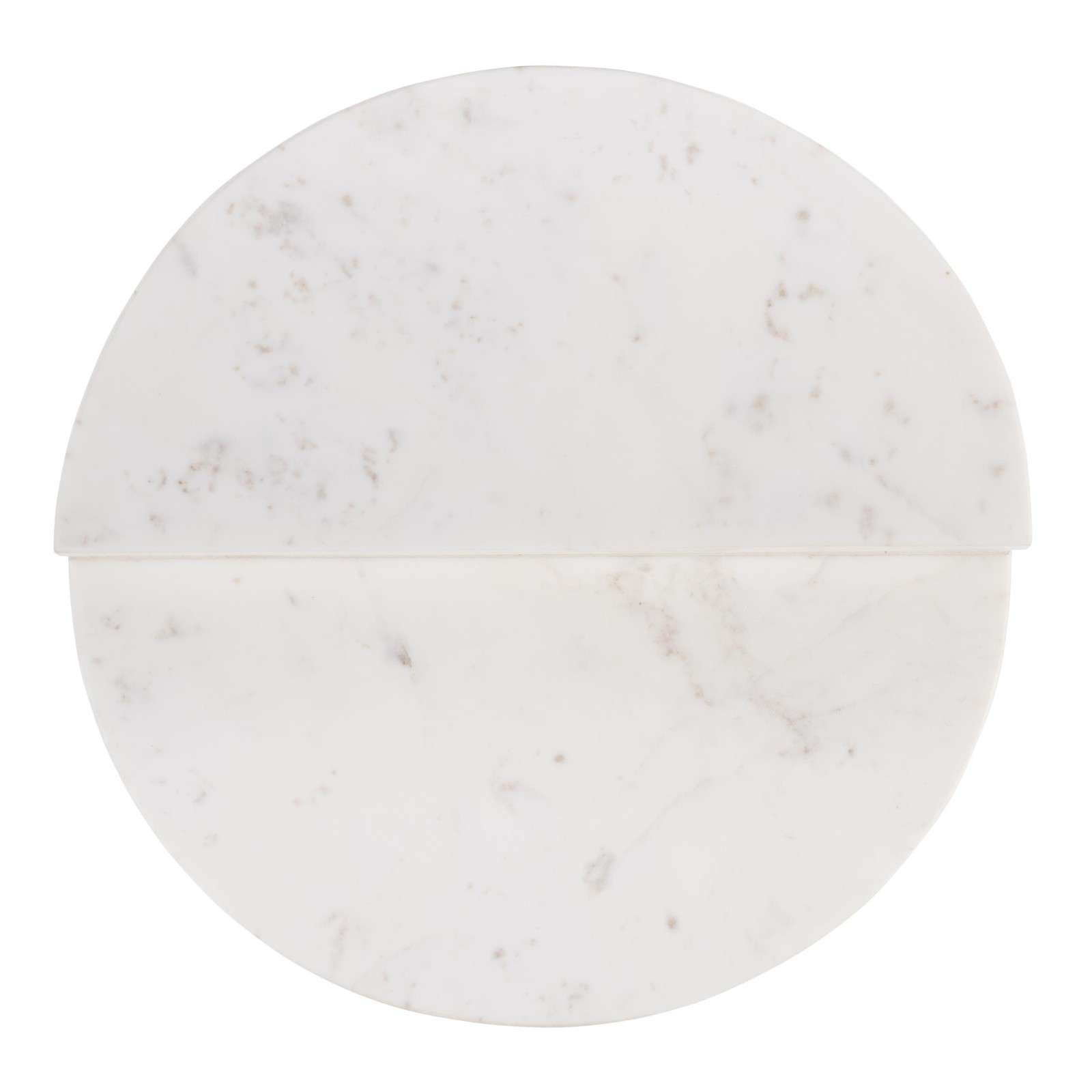 Butler Specialty Company Vienna 19.5 in. W Round Marble Accent Table in White