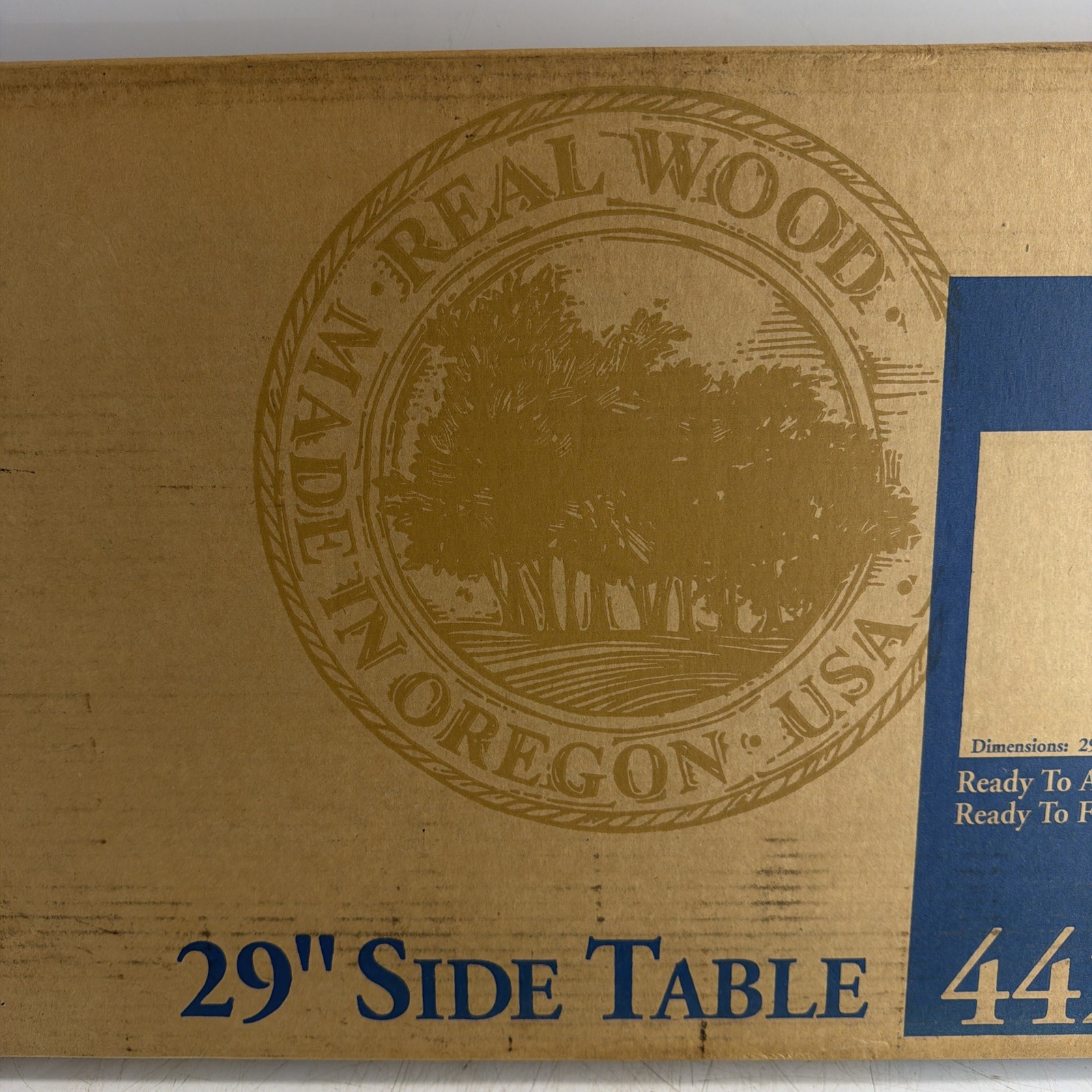 Whittier Wood Products 29” Side Table 442W Real Wood Ready To Assemble New