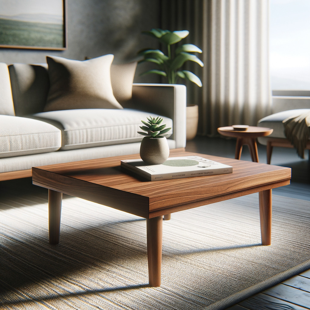 Coffee Table – Solid Oak – Rustic – Natural Finish – White Oak – Furniture