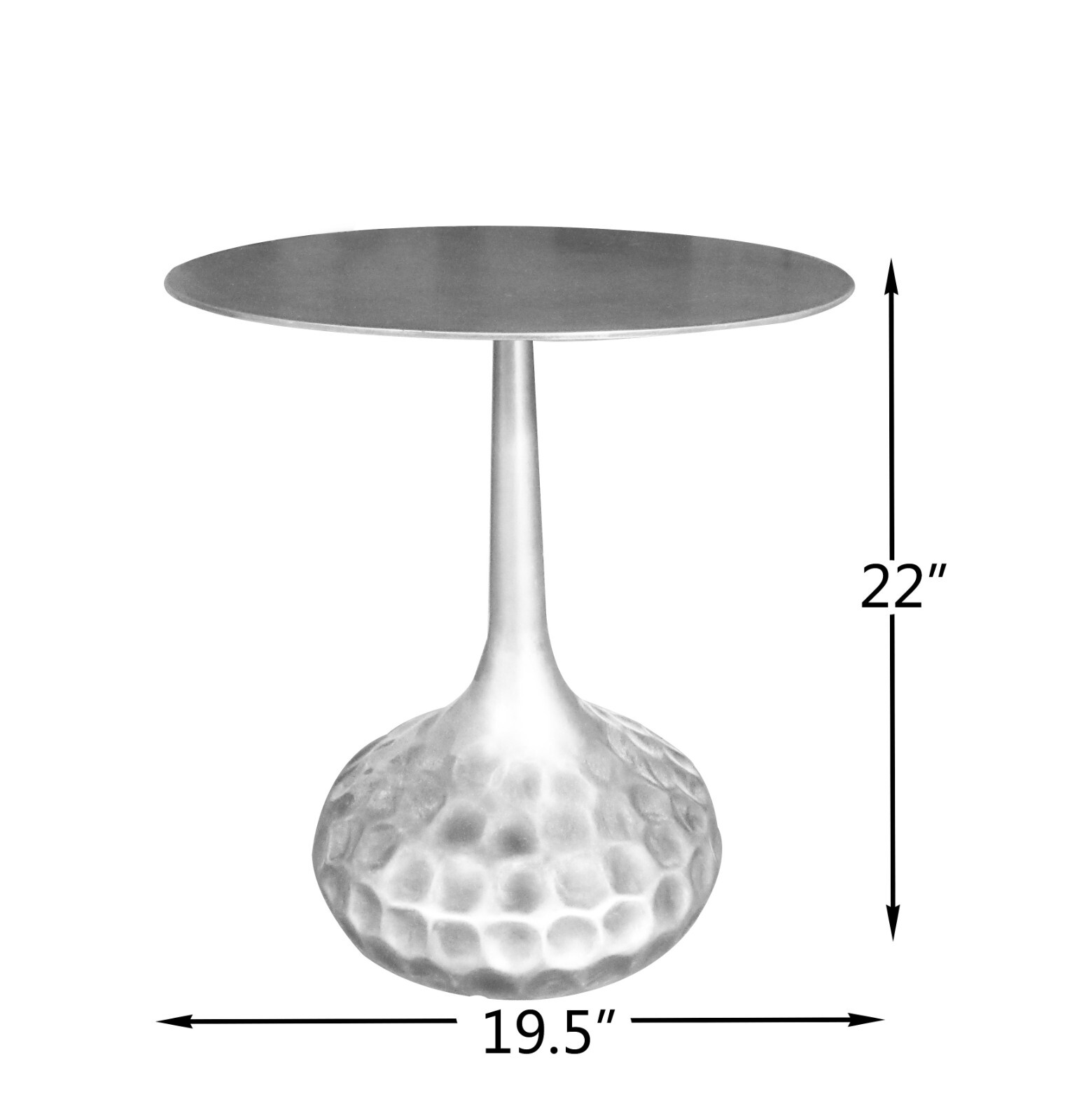 Palma Tall Iron Pedestal Coffee Table