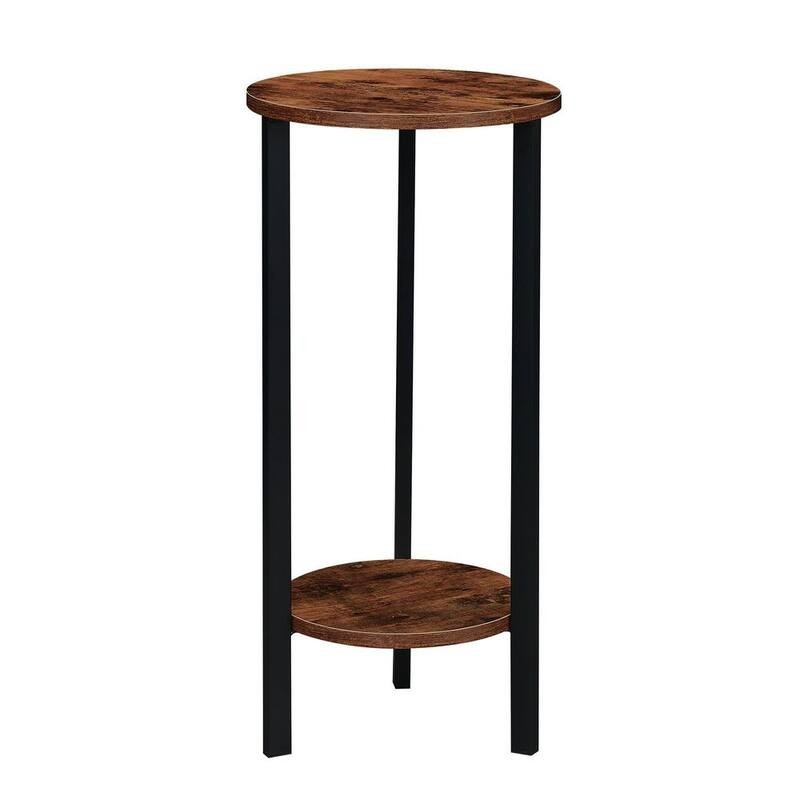 NEW Small Narrow Plant Stand For Indoor Slim Shelf Tall Corner Accent Table Wood