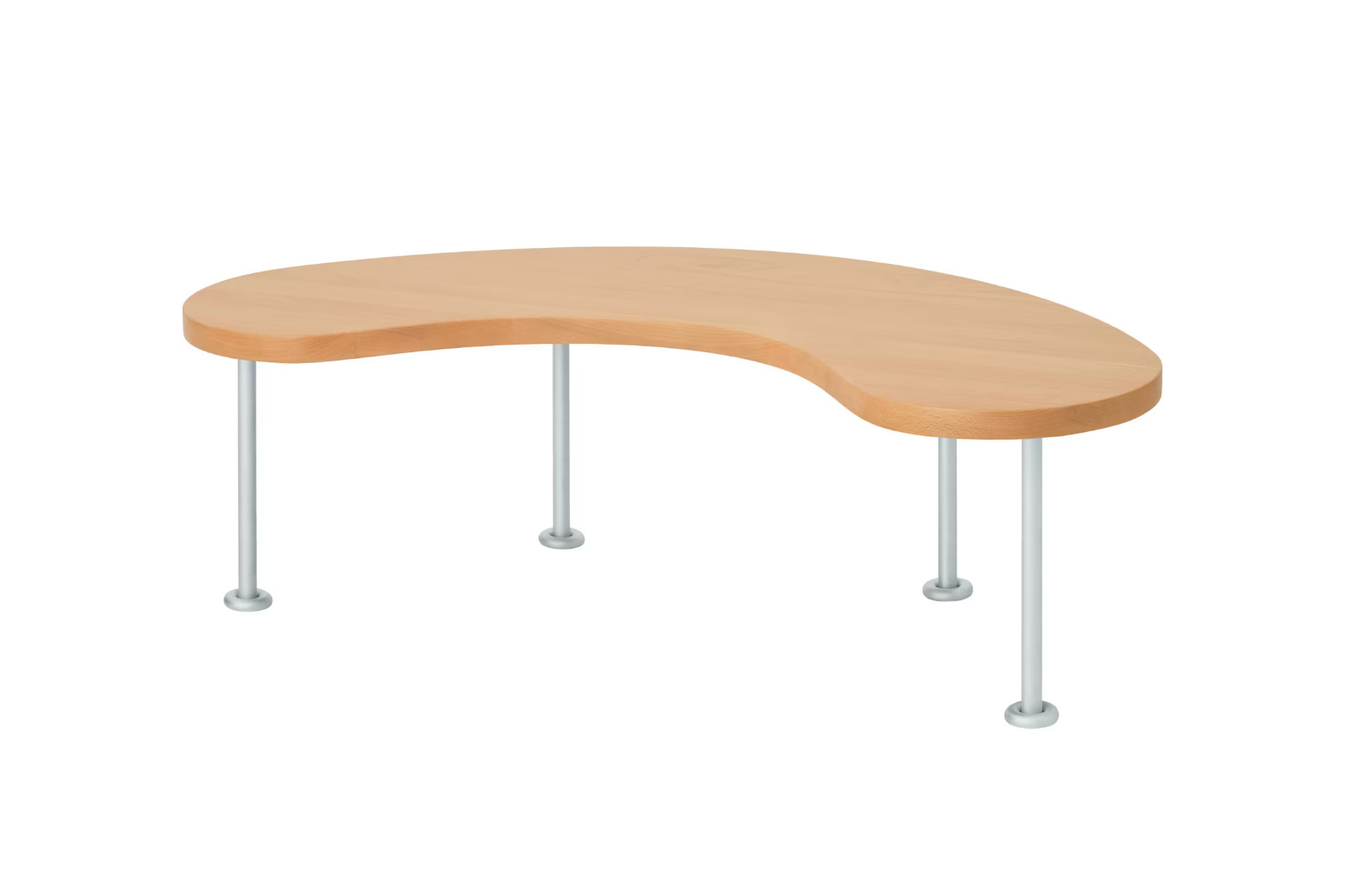 Hem Worm Coffee Table Large Natural with Bluezinc Legs Brand New