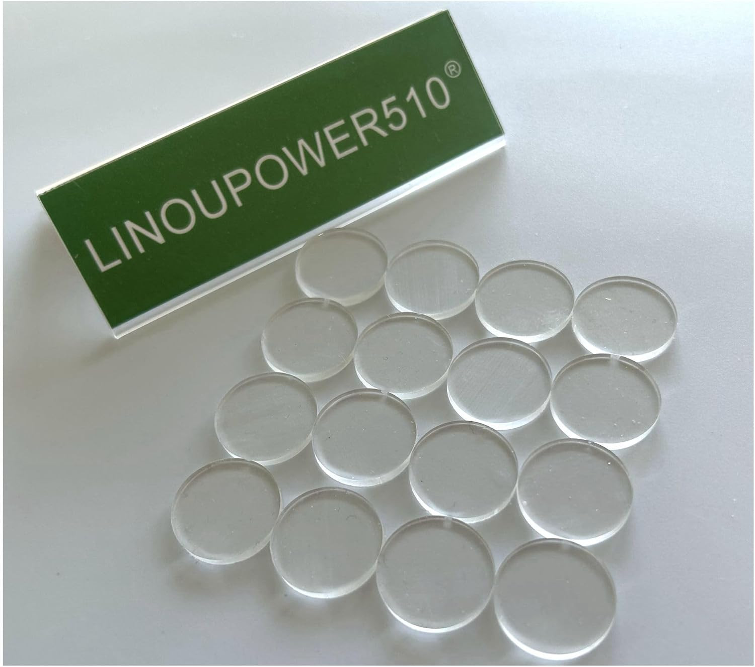 30Counts,Extremely Soft Thin Clear Glass Table Top Bumpers Non-Adhesive,Glass Ta