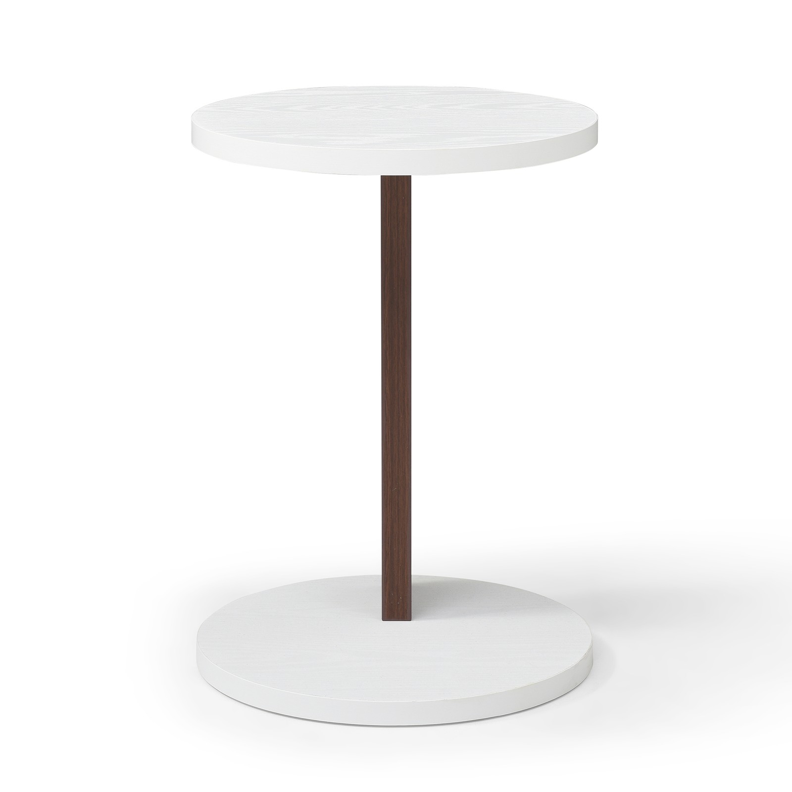 C-Shaped End Table Side Table for Couch Sofa Table Living Room Bedroom Bedside