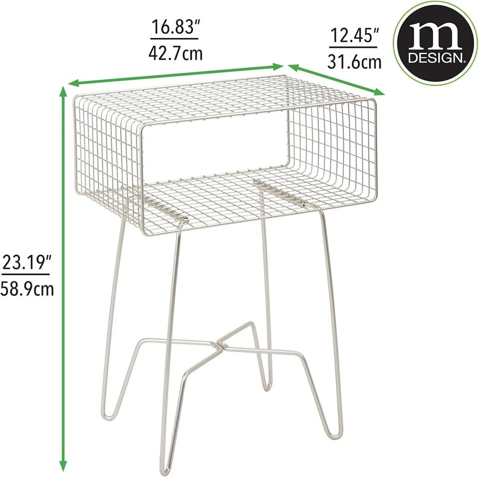 MDesign 2-tier Wire Side Accent Table, Color Bronze, New In Original Sealed Box