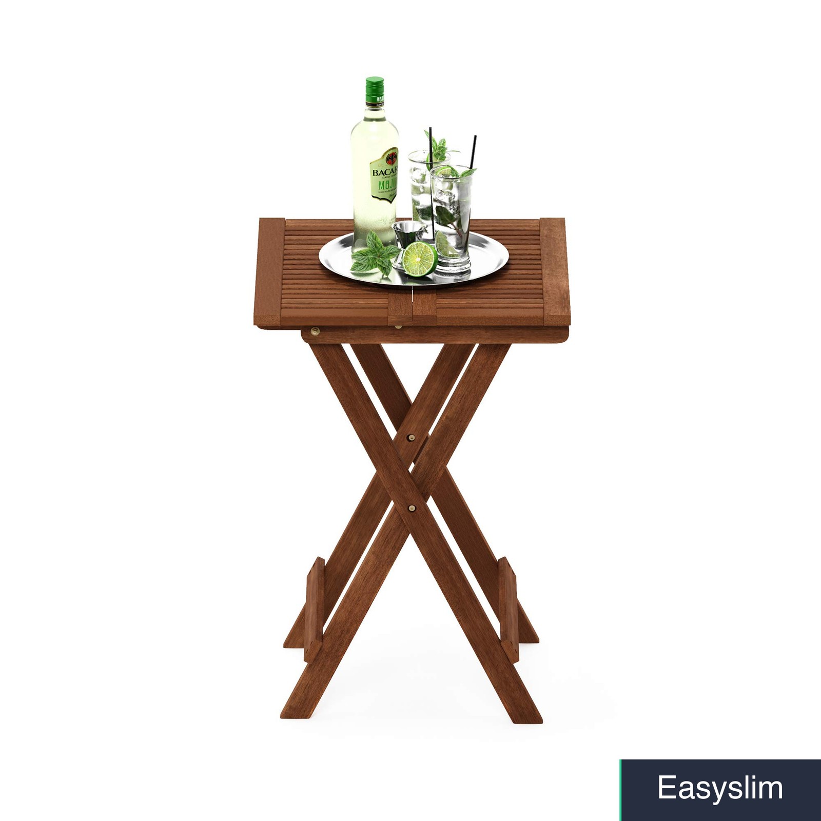 Outdoor Folding Table Red Meranti Hardwood Teak Oil 20.1×28.5 Inch