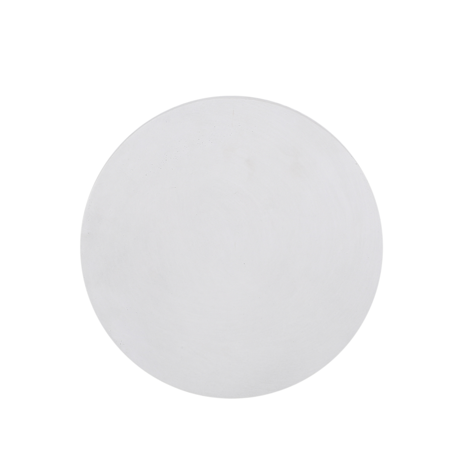 15″Round Magnesium Oxide Outdoor /Indoor End Accent Side Table Patio Table White