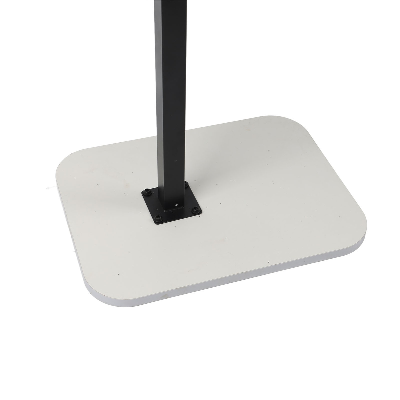 C Shaped Side Table Sturdy Steel Frame Tilt Top For Living Room