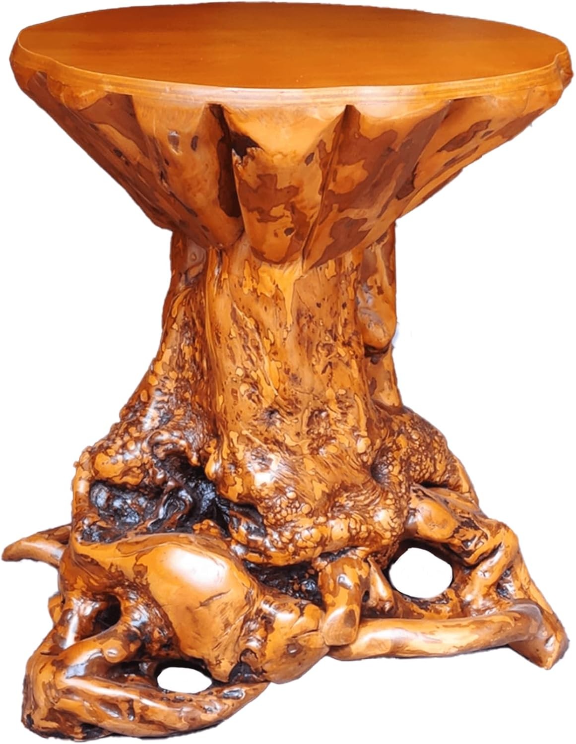Tree Stool Table Aotea Crafts Rustic Root End