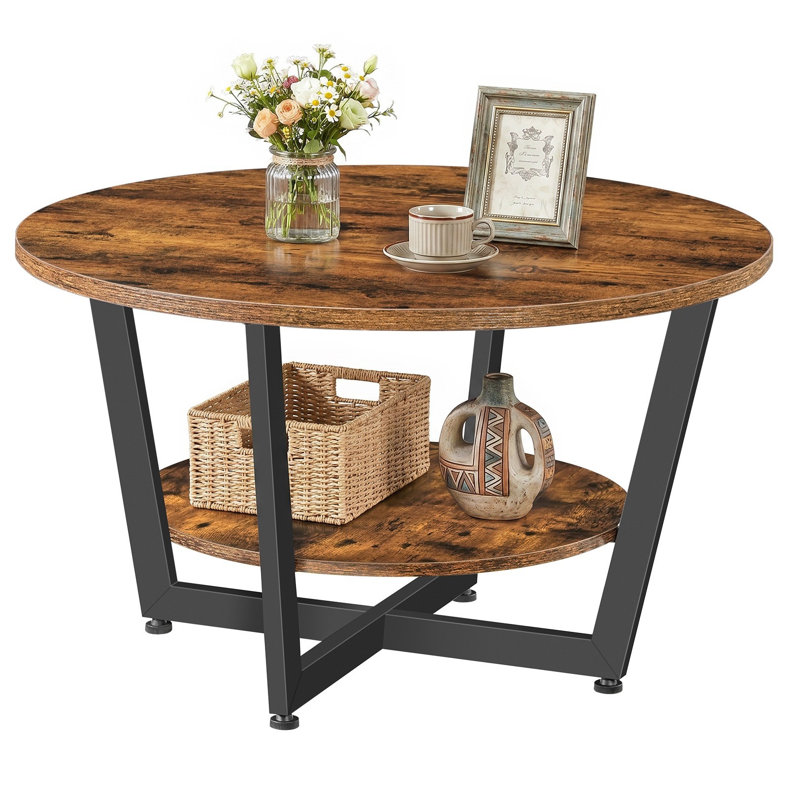 Coffee Table Center Tables for Reception Room Office 31.5″L x 31.5″W x 19.5″H