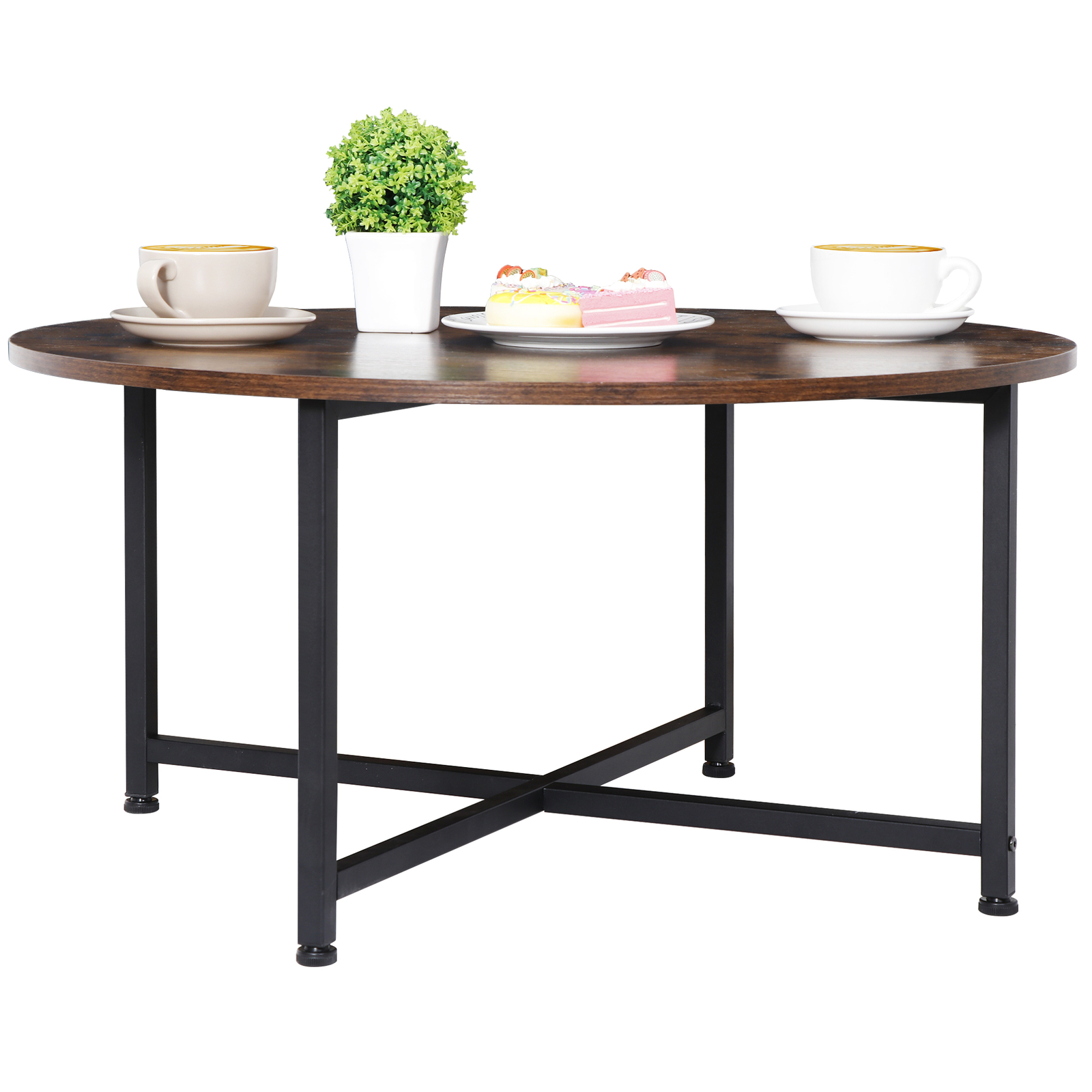 Round Coffee Table Dining Table Modern Leisure Tea Table Office Indoor