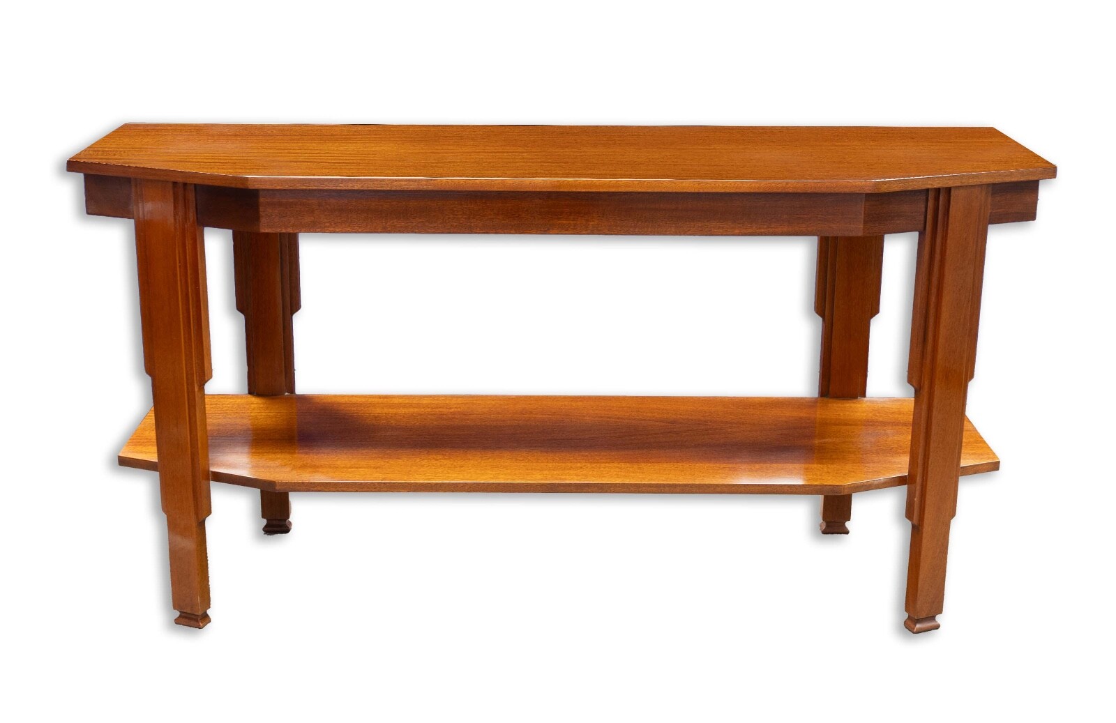 Art Deco Style Wooden Console Sofa Foyer Table