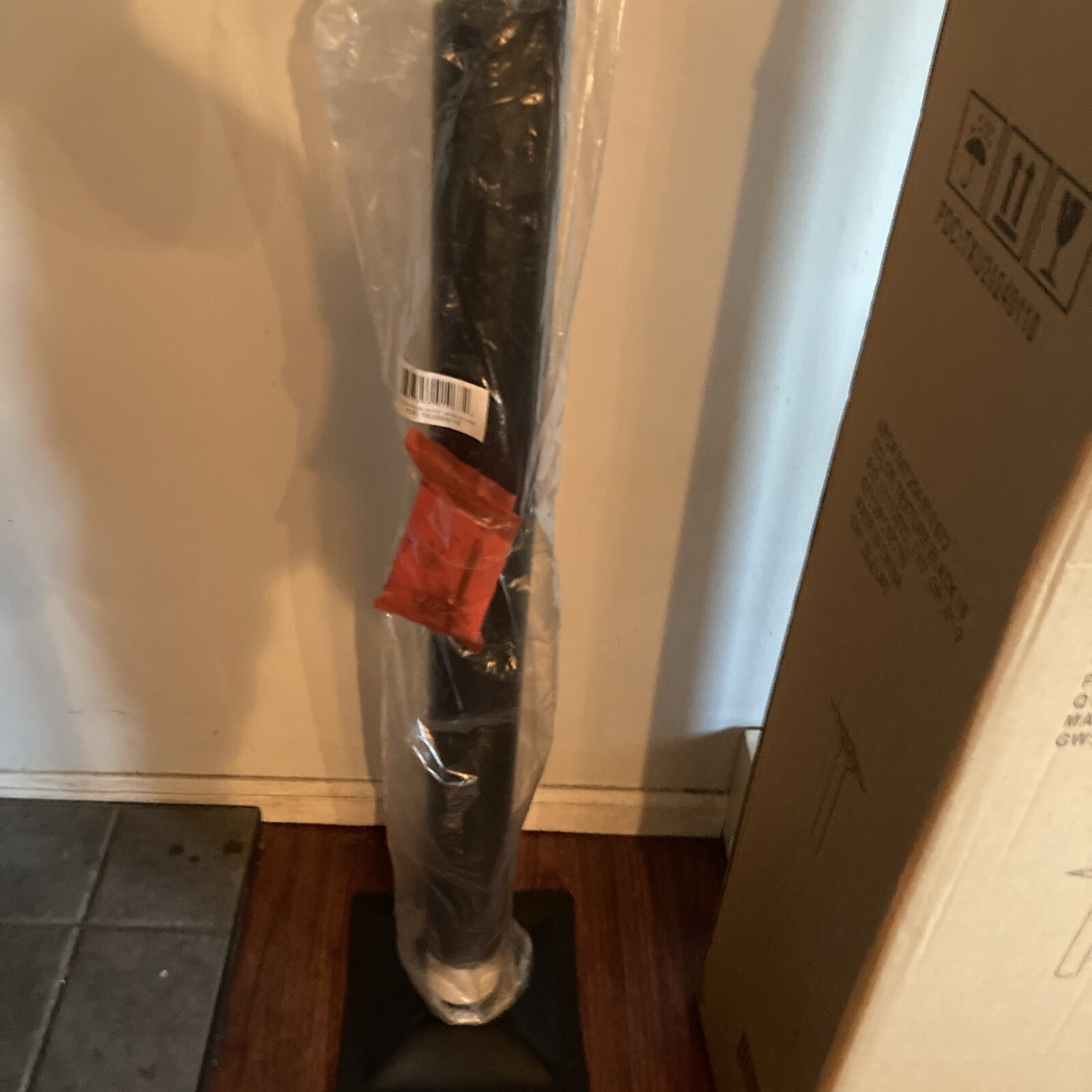 Commercial Bar Height Table Columns 3” Diameter 39” Height Metal Black 1 In Box