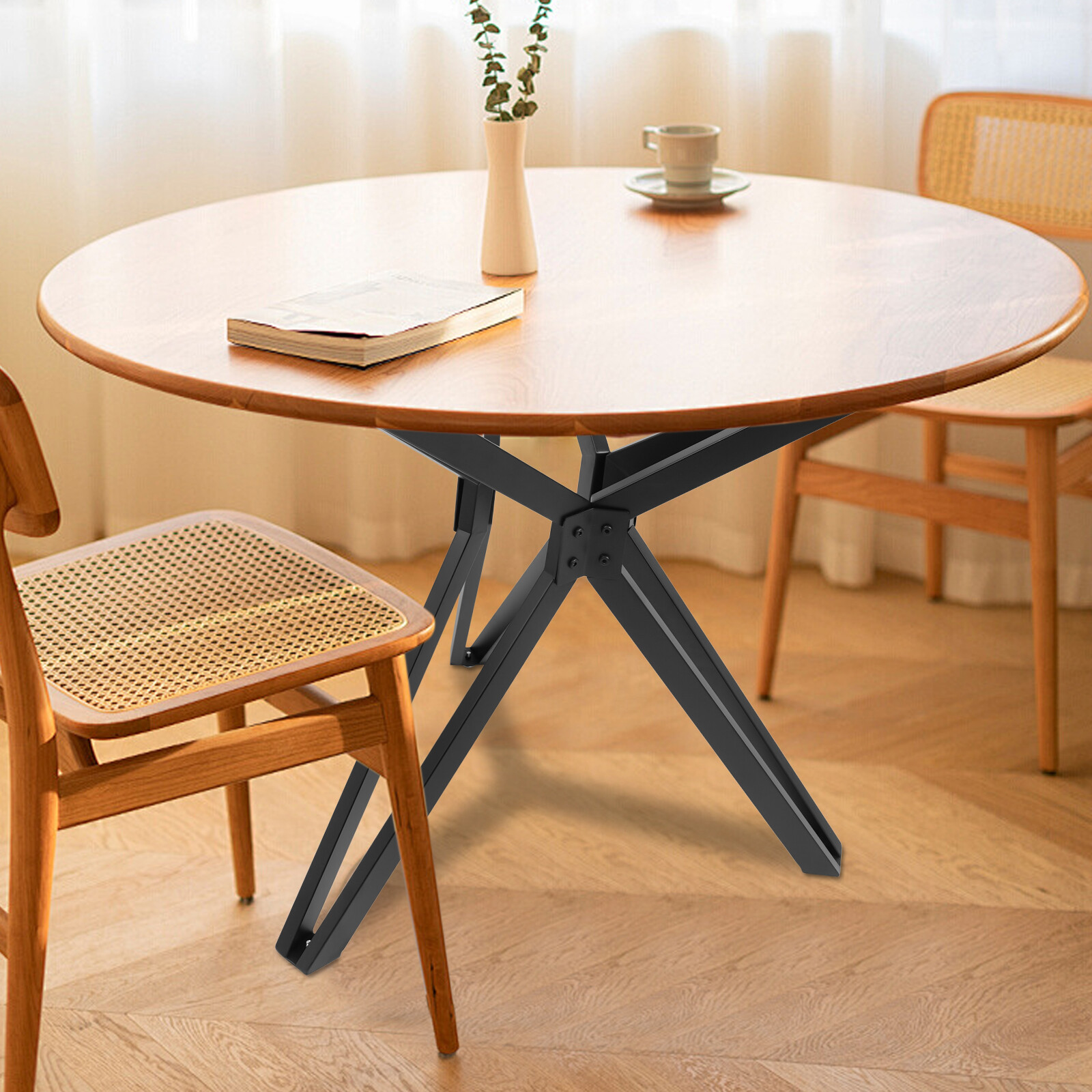 Modern Table Base Pedestal Dinning Table Legs with Suction Cups Free Standing US