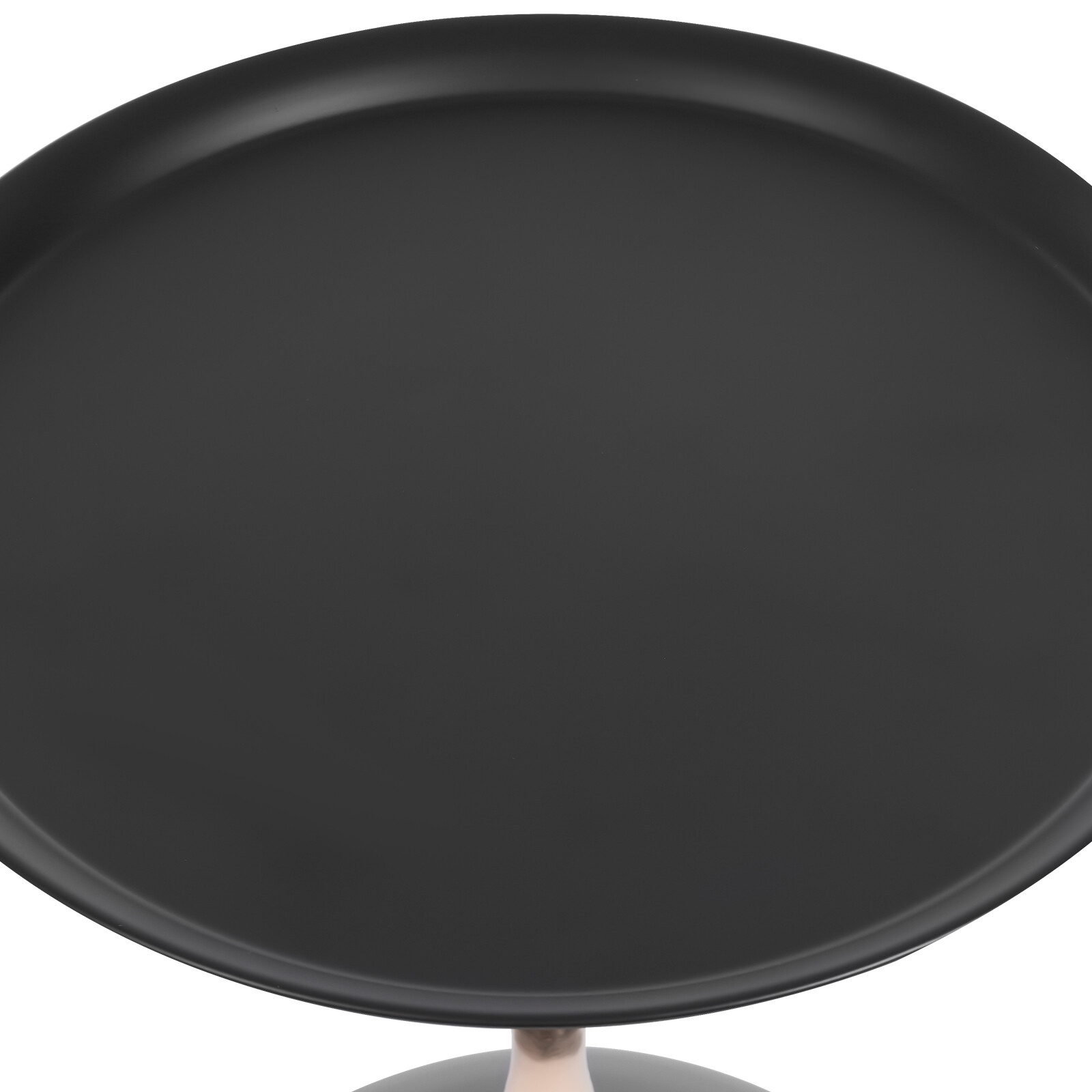 Round Side Table Metal Sofa Small End Table Drink Table for Living Room Bedroom
