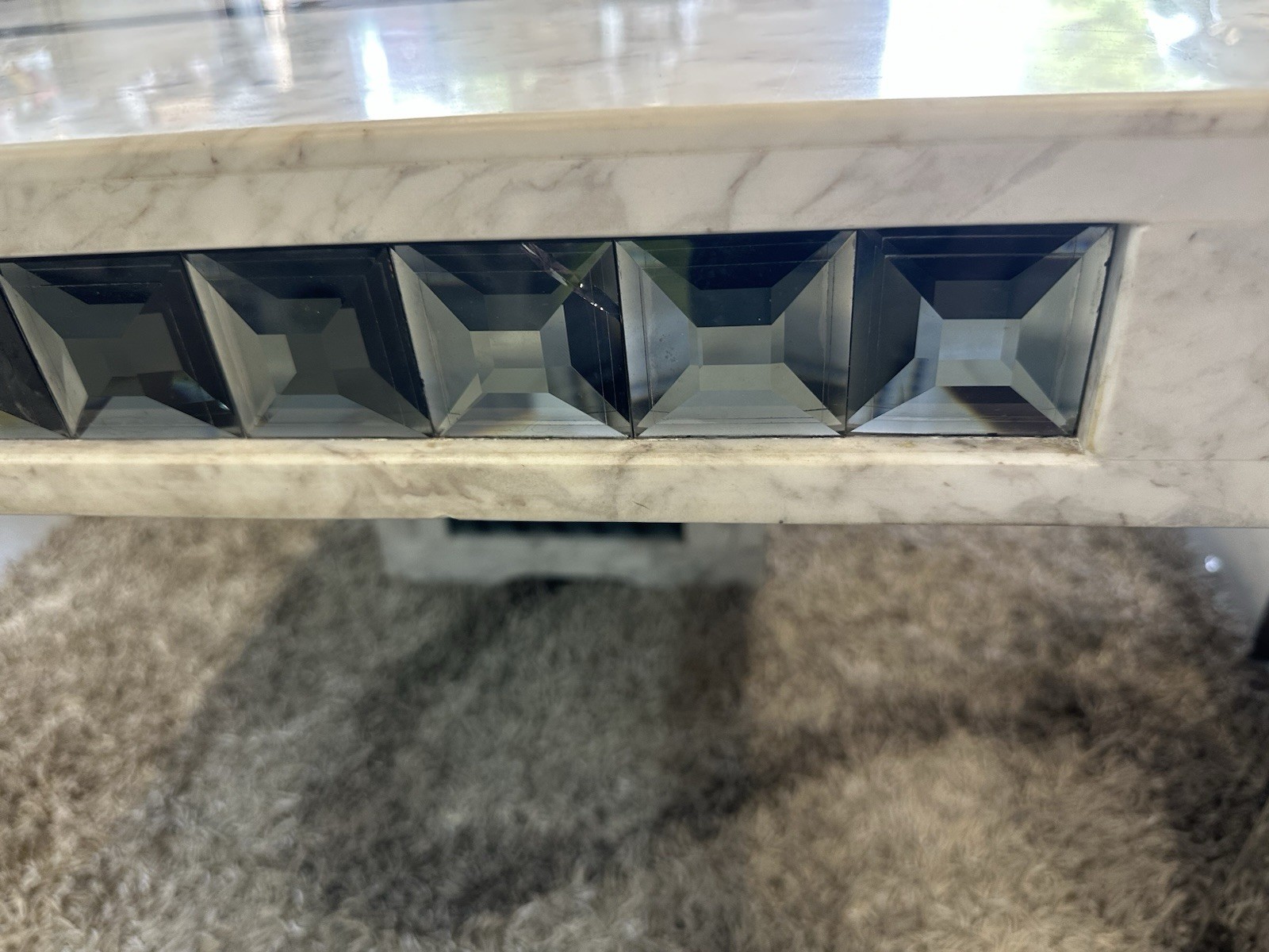 Solid Marble Table Top And Base