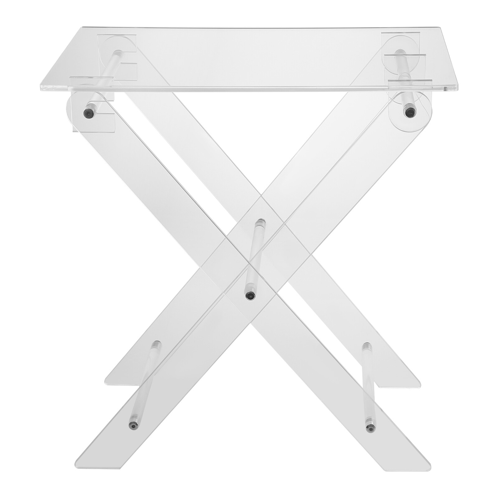 Foldable Acrylic Computer Stand Folding Coffee Table For Living Room Bed Room