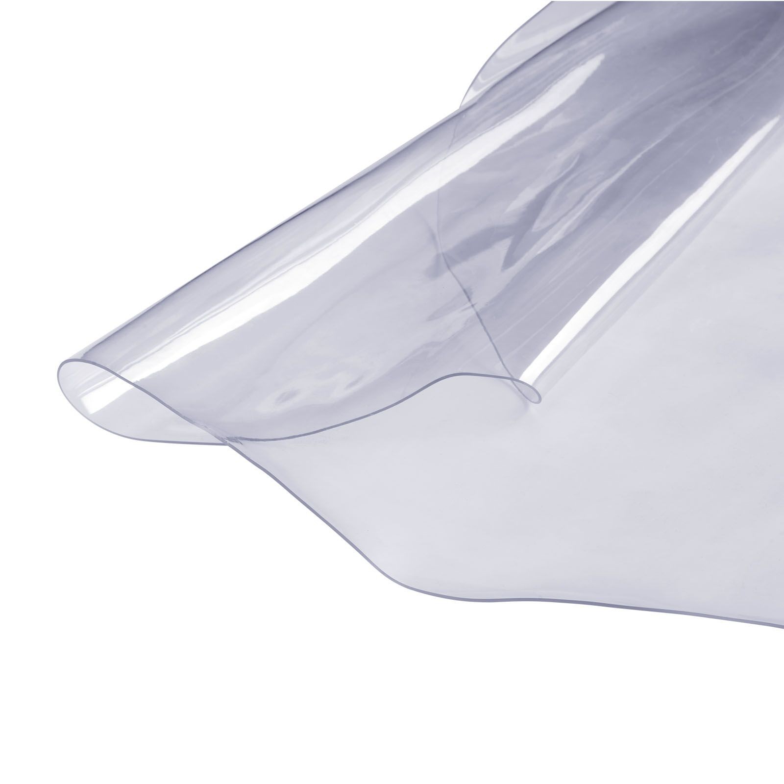 Clear Table Cover Protector, 48 inch/ 1230 mm Round Table Cover, 1.5 mm Thick