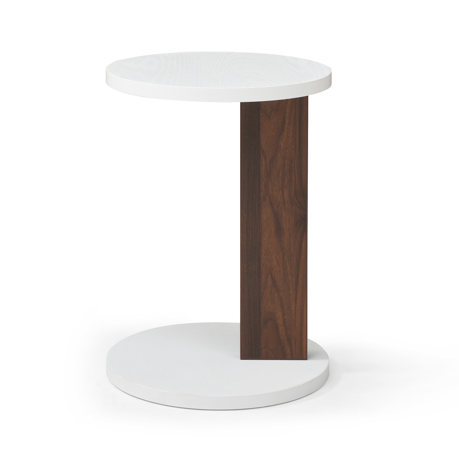 C-Shaped End Table Side Table for Couch Sofa Table Living Room Bedroom Bedside