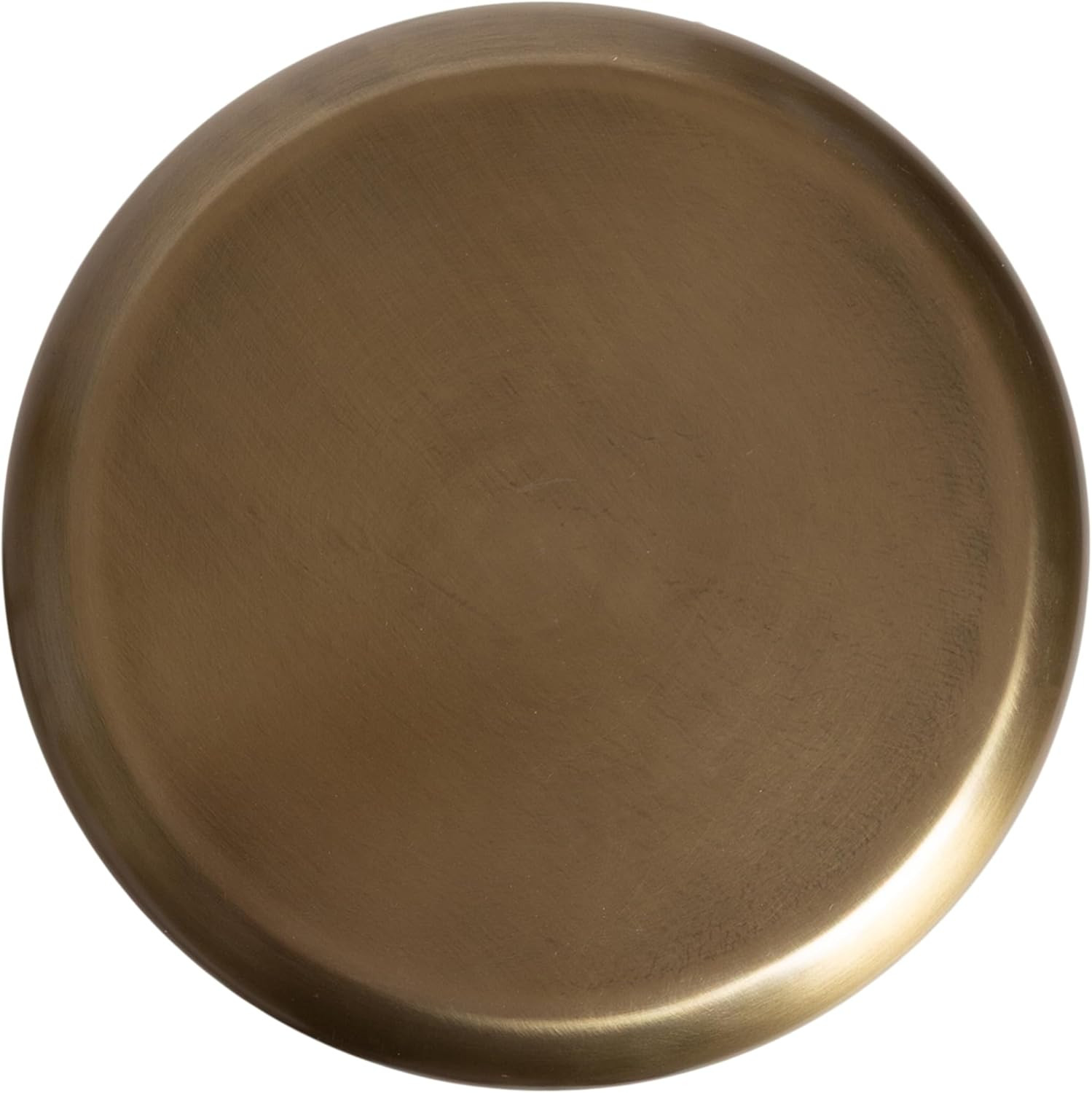 Antique Brass Round Drink Table – Stylish Accent for Any Room