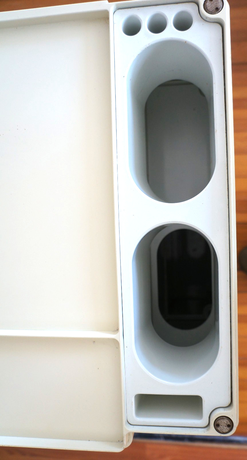 Joe Colombo 1970s Bieffeplast Iconic Original Boby Office Trolley ORGANIZER
