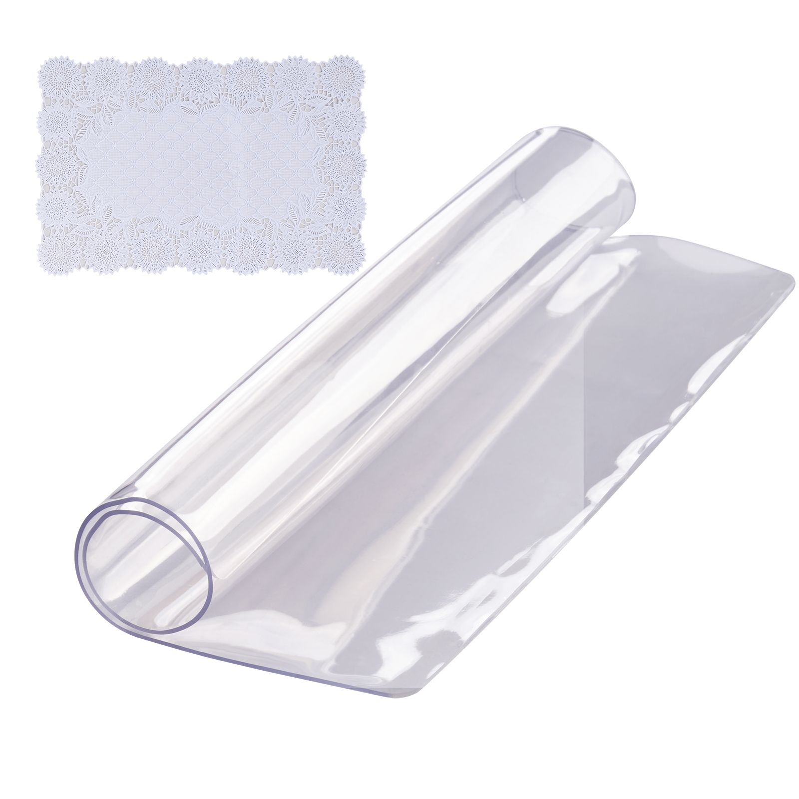 Clear Table Cover Protector, 12″ x 12″/ 305 x 305 mm Table Cover, 1.5 mm Thick