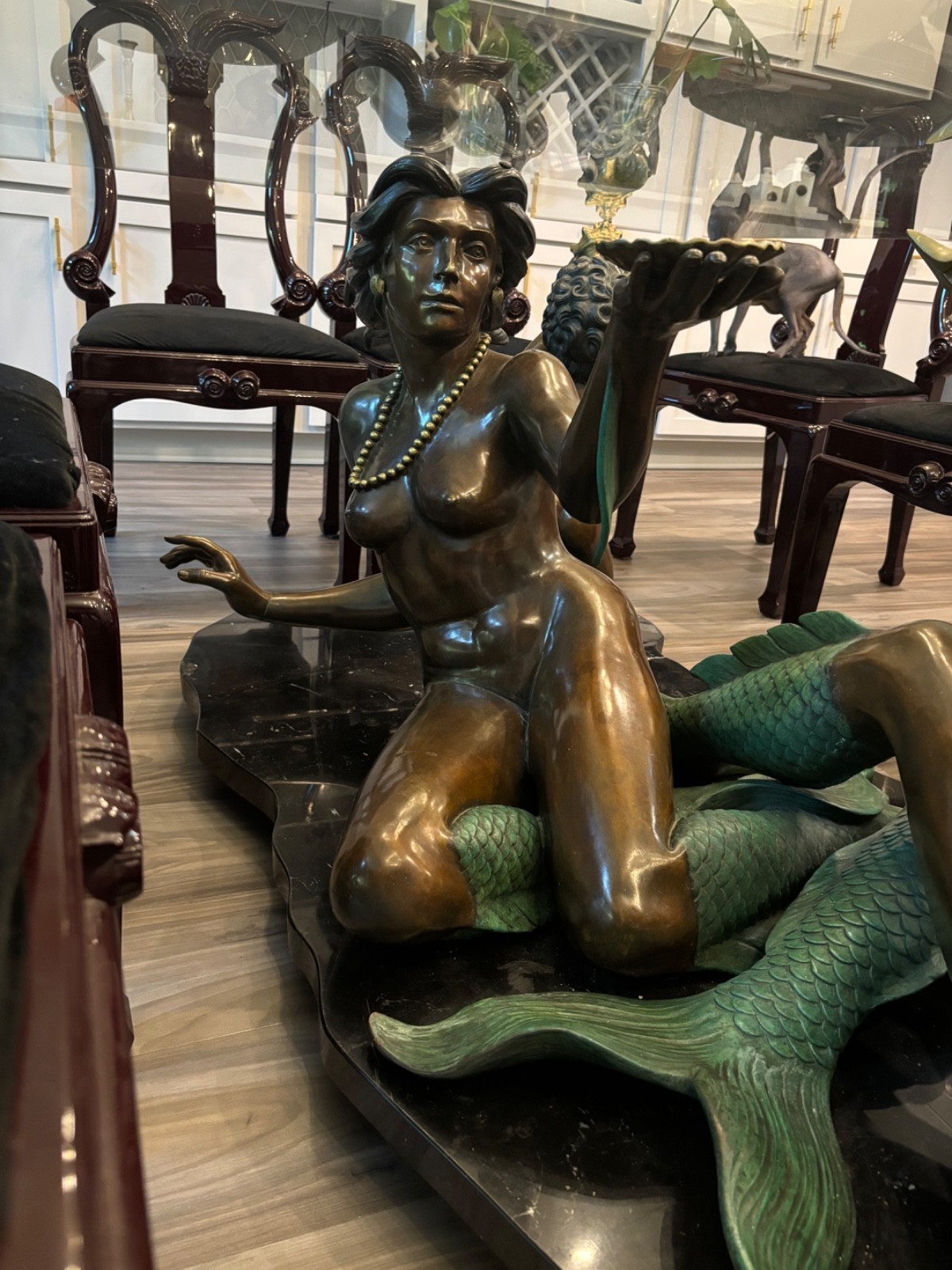 artwork by Mexican sculptor Carlos Espino called Atlantis