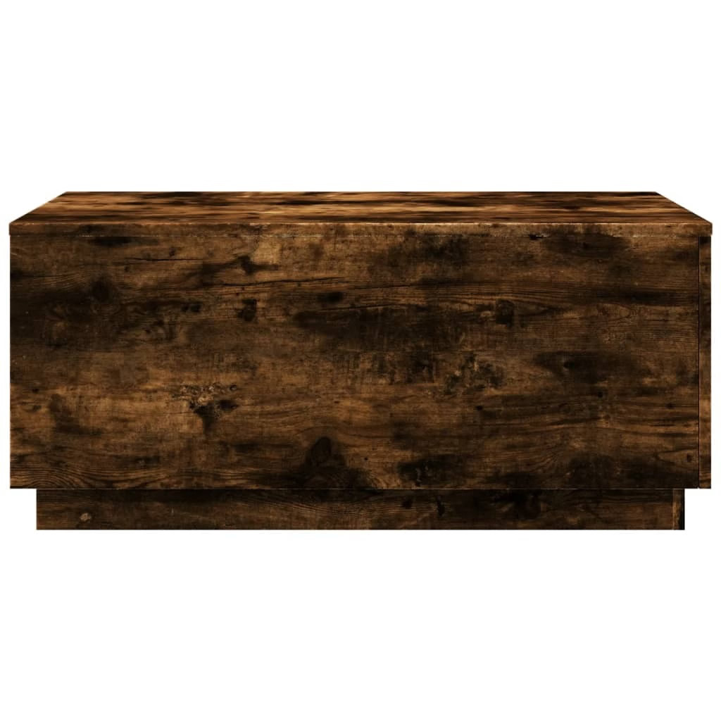 Coffee Table Smoked Oak Engineered wood 35.4×19.7×15.7 in