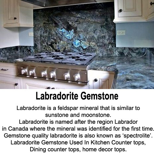 Labradorite Crystal Table Coffee & Side Table Top Home Decor, Gemstone Table