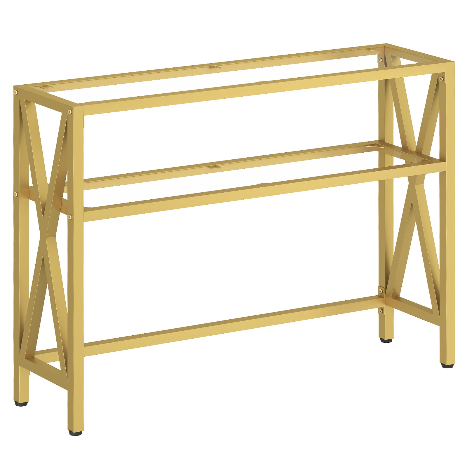 Console Table Sofa Table Side Table Entryway Table Gold 39.4”L x 9.8”W x 31.5”H
