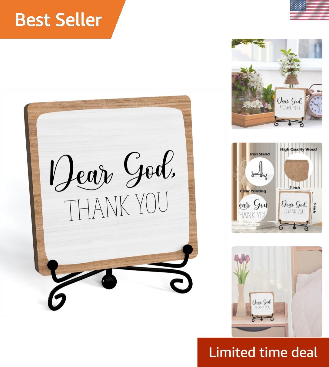 Living Room Decor Wooden Sign Aesthetic Shelf Decor Entryway Home Office
