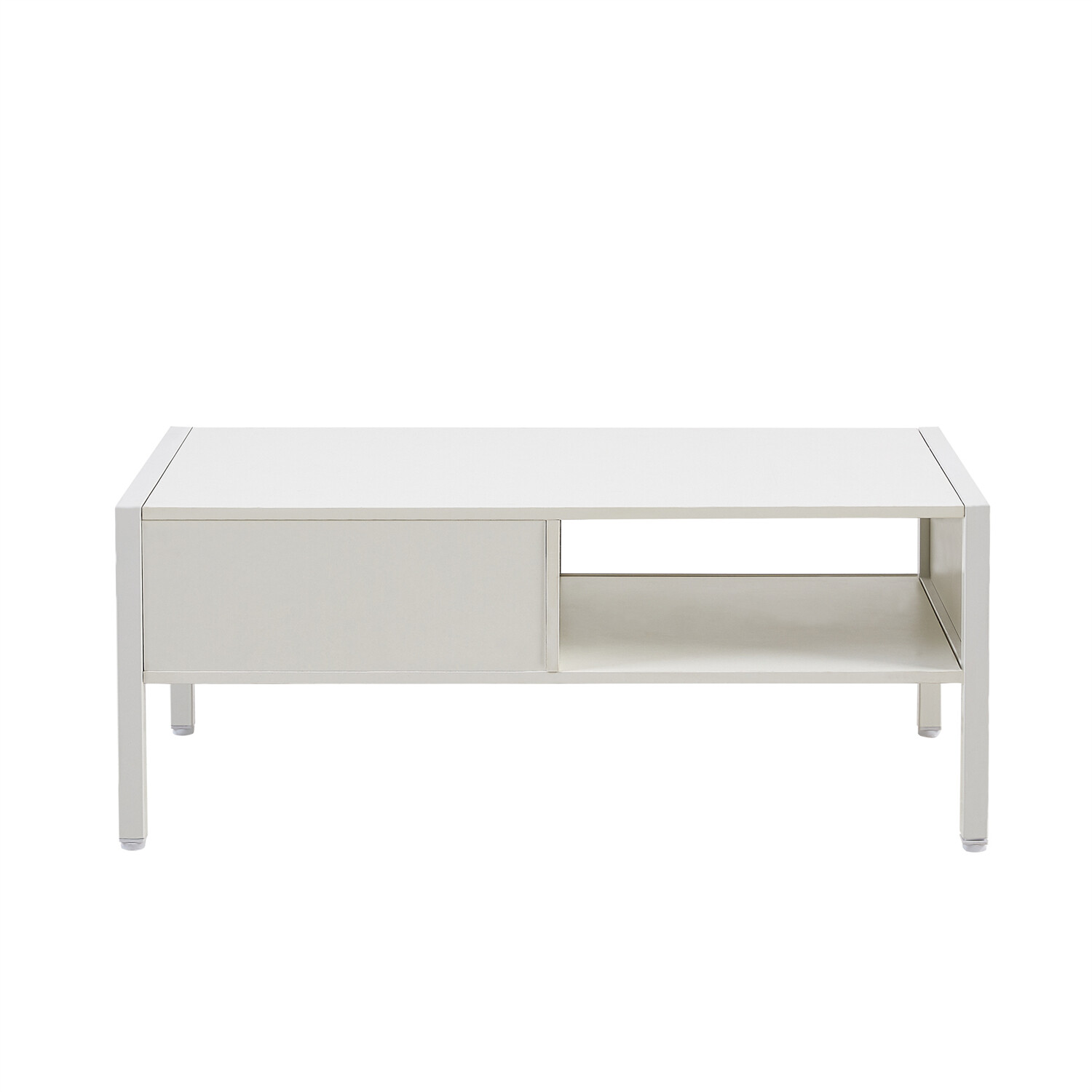 40″ Coffee Table Center Cocktail Table Rattan Side End Table for Living Room US