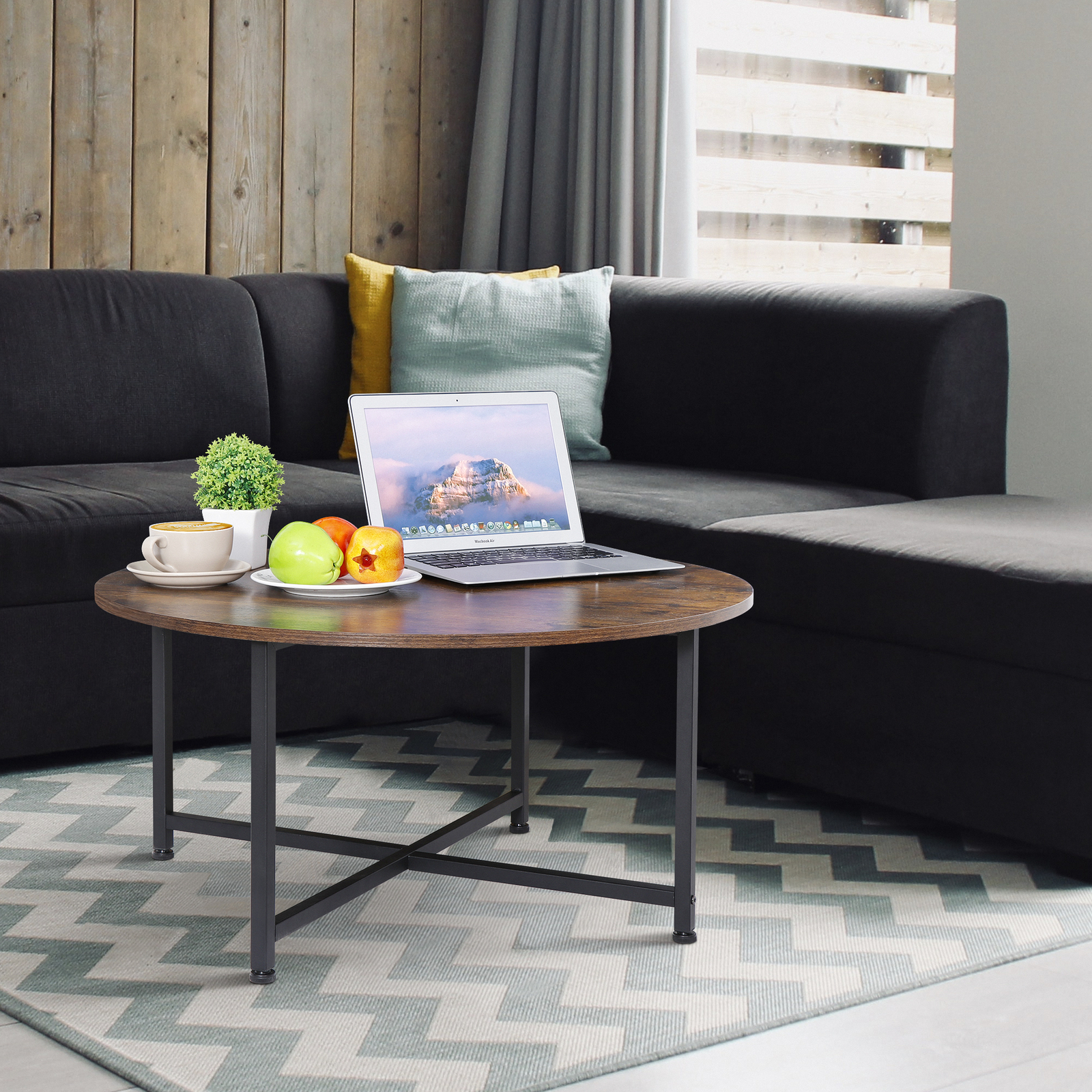 Round Coffee Table Dining Table Modern Leisure Tea Table Office Indoor