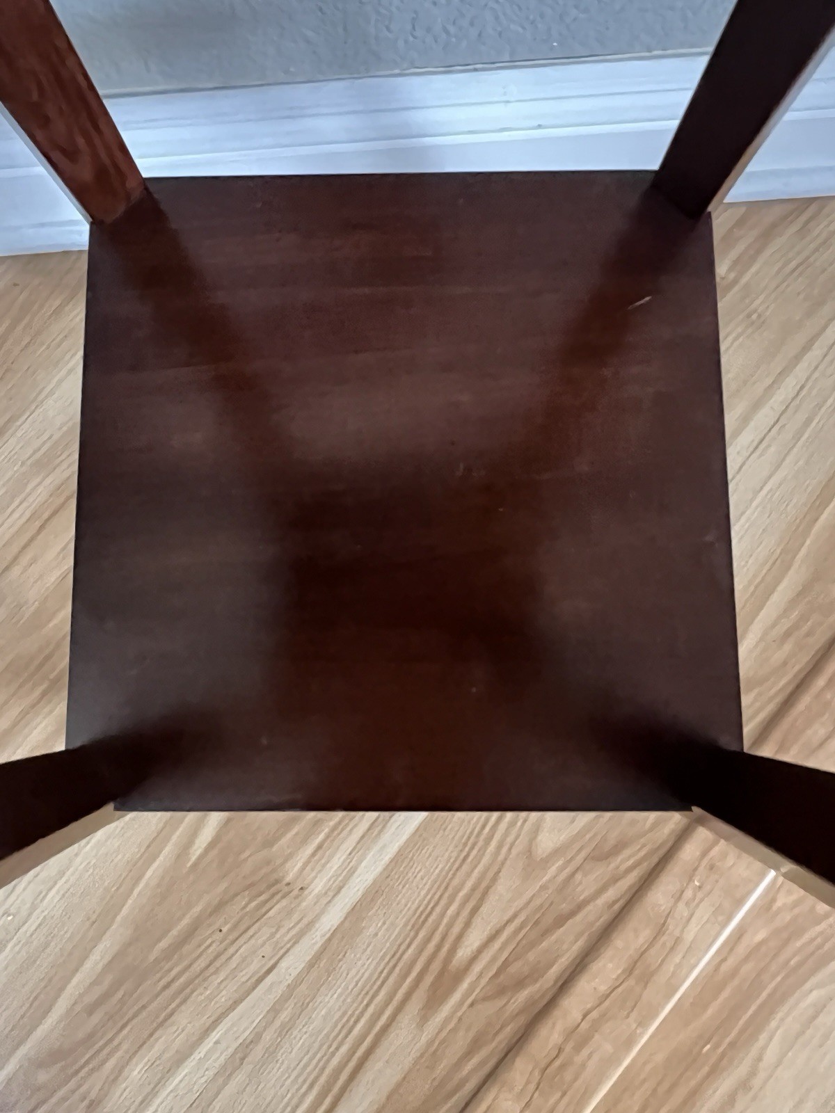 Vintage The Bombay Company Mahogany Plant Stand Table With Drawer 36” Tall